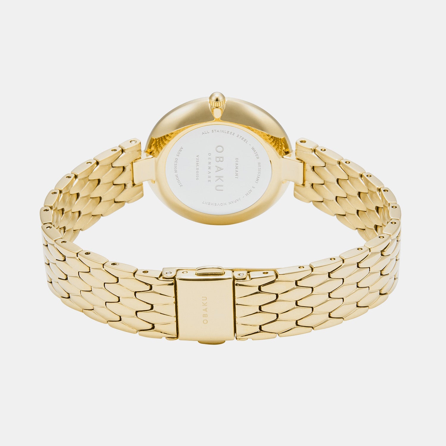 Obaku Diamant Women Quartz Silver Dial Analog Stainless Steel Watch V256LXGISG - view 3