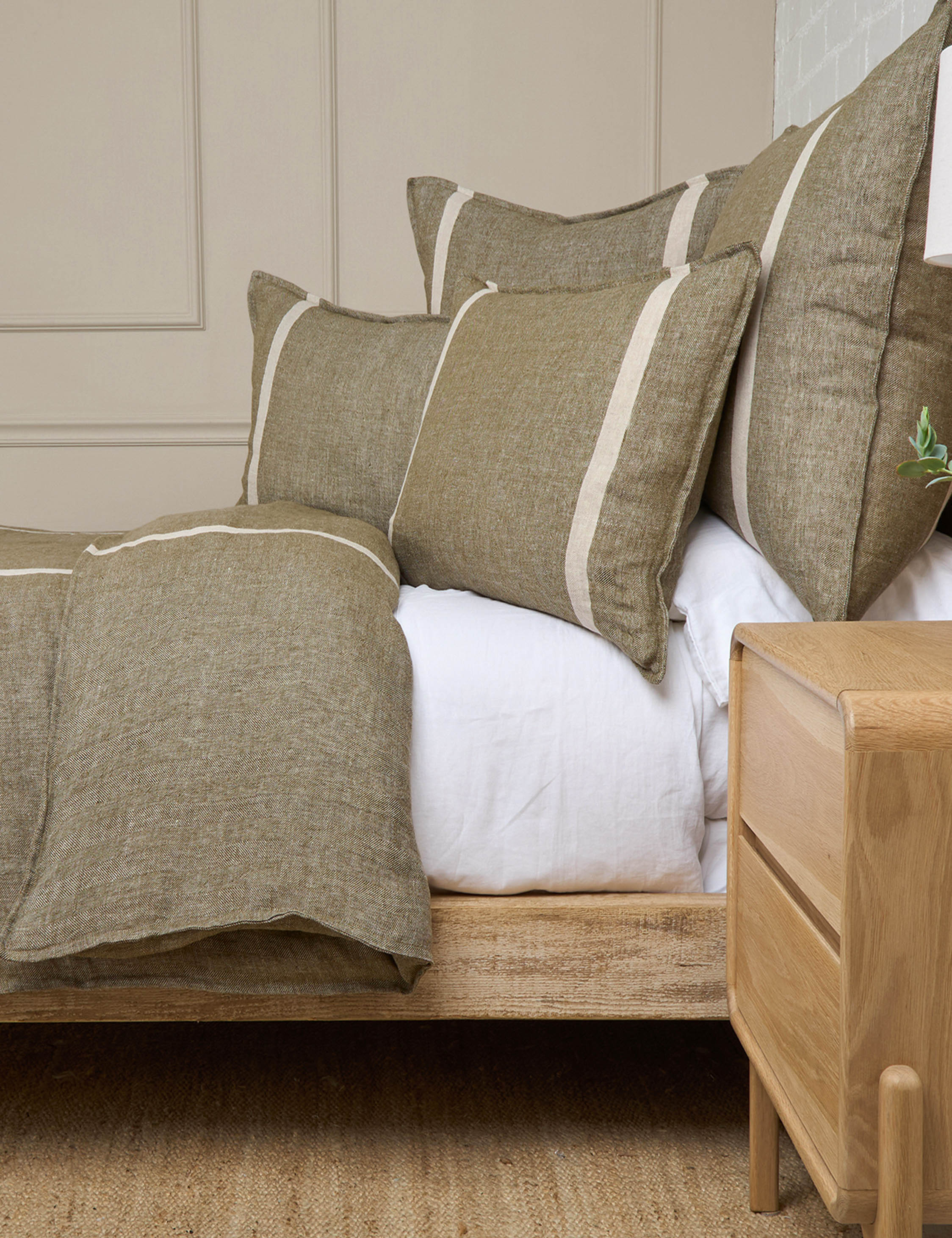 Lulu and Georgia Rory Linen Duvet Cover by Pom Pom at Home - view 9
