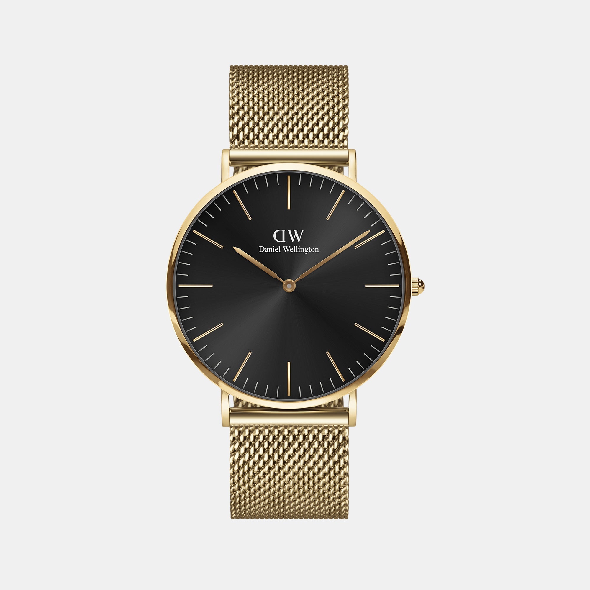 Daniel Wellington Classic Men Quartz Black Dial Analog Stainless Steel Watch DW00100631K