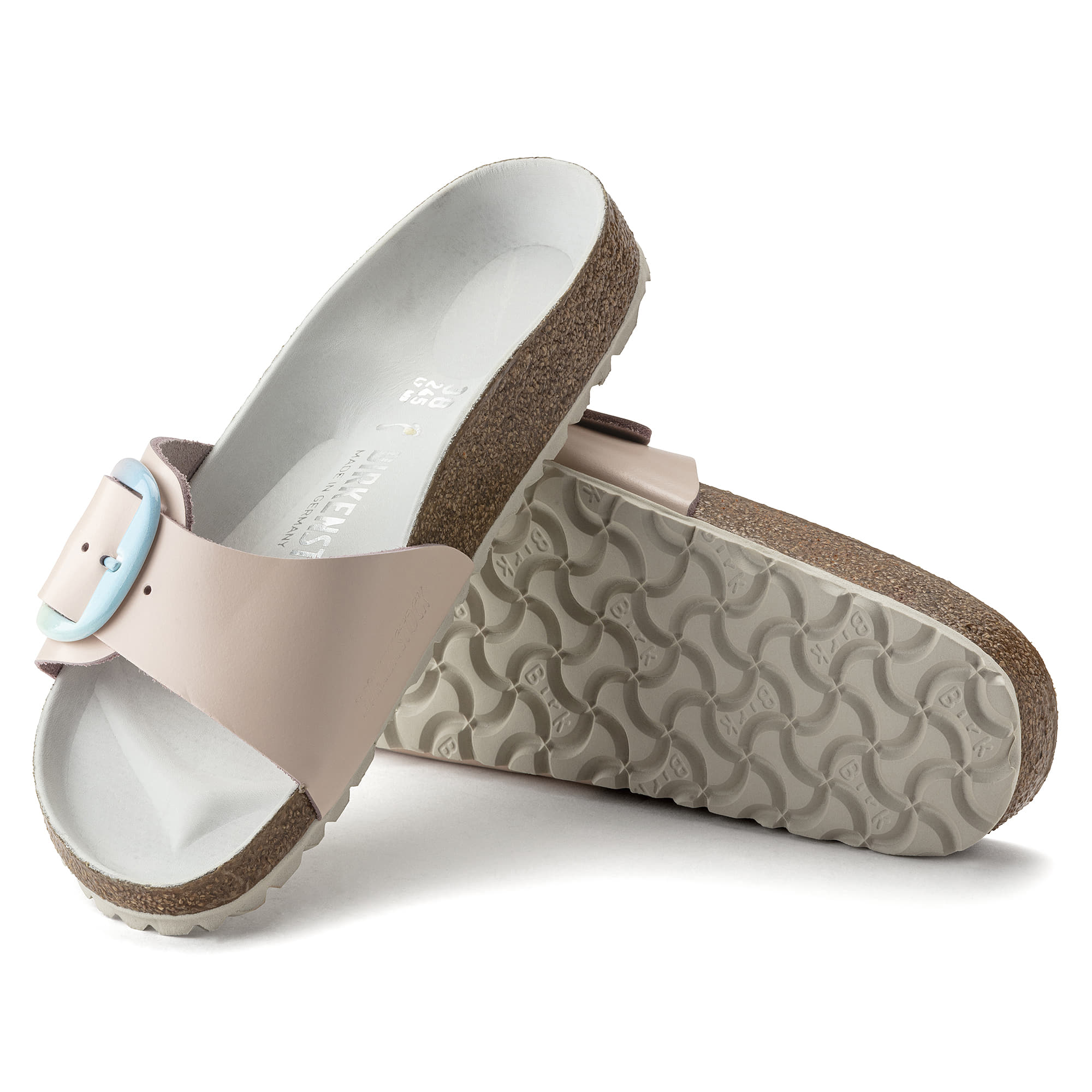 Birkenstock Madrid Big Buckle Natural Leather