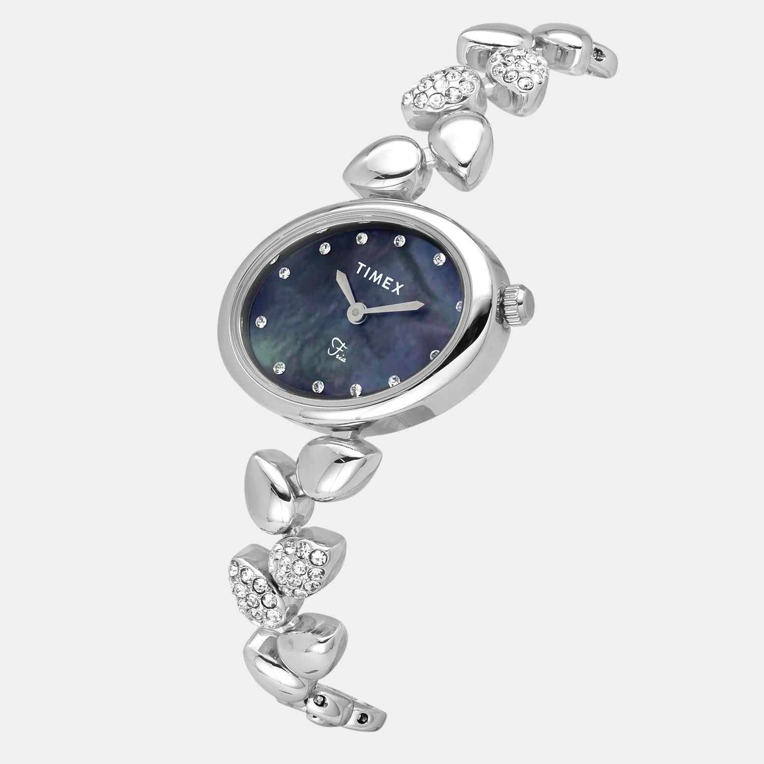 Timex Fria Women Quartz Mother Of Pearl Dial Analog Brass Watch TWEL21300 - view 2
