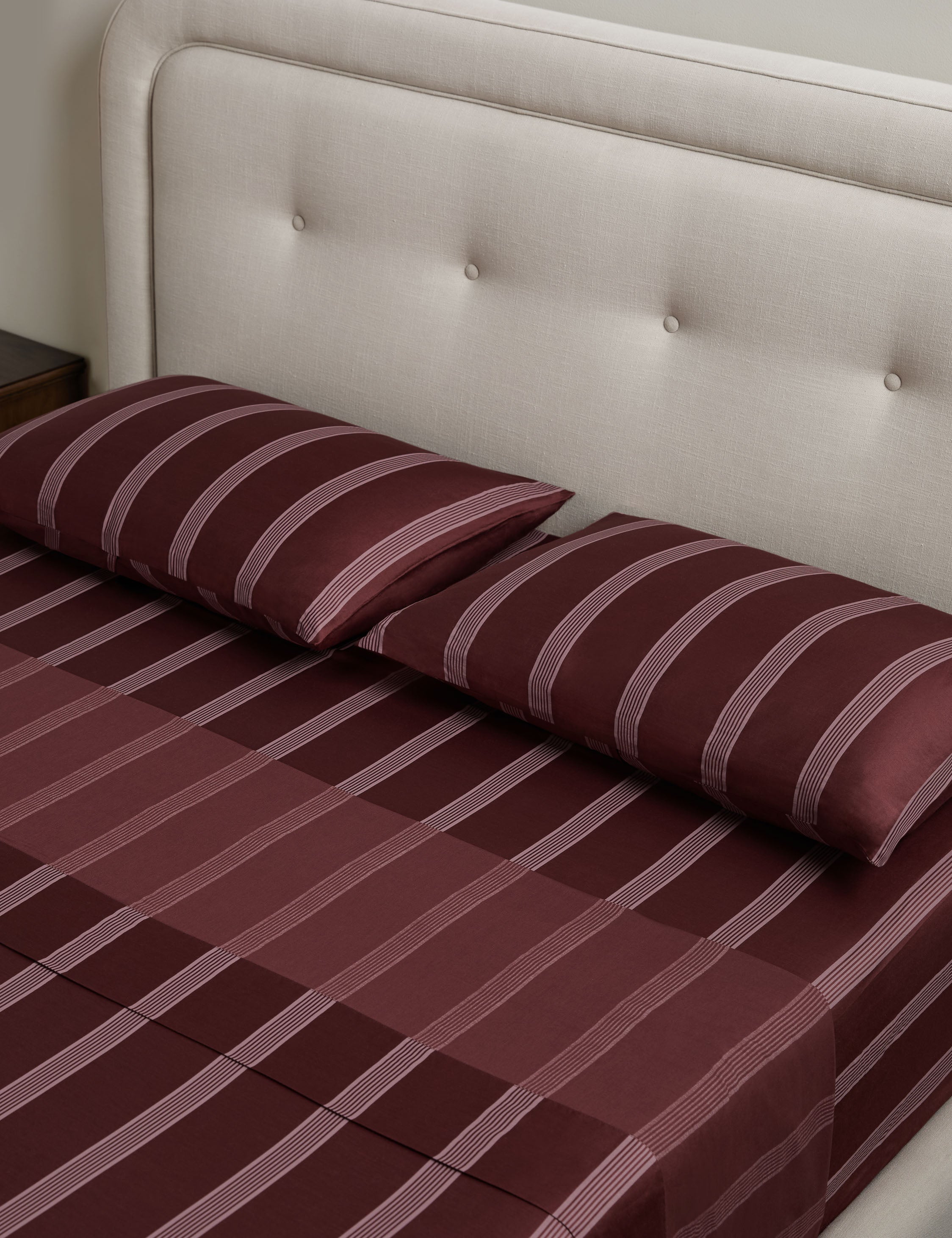 Lulu and Georgia Hemsley Striped Cotton Sateen Sheet Set