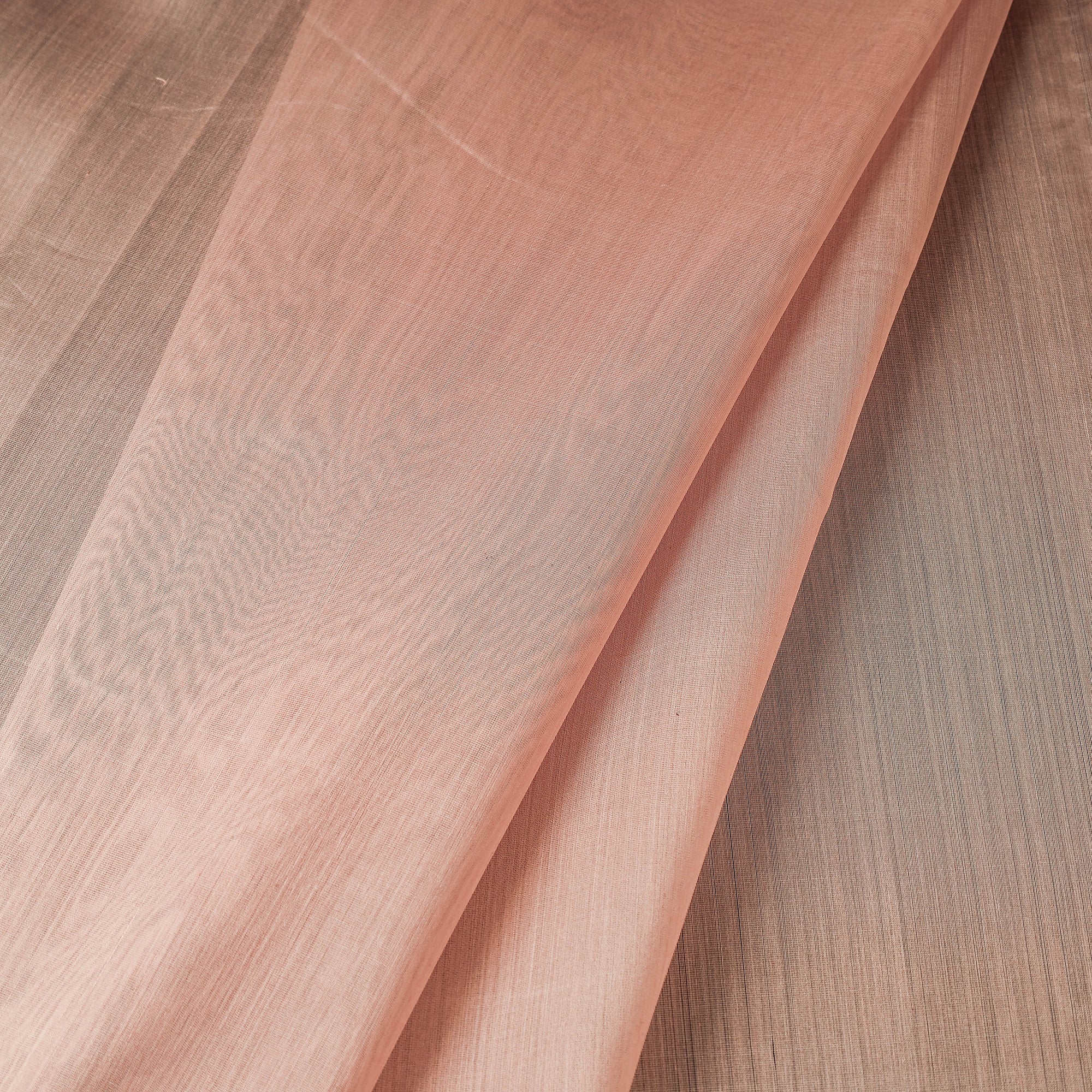 ITOKRI CRAFTS INITIATIVE Brown - Maheshwari Silk Cotton Handloom Fabric - view 2
