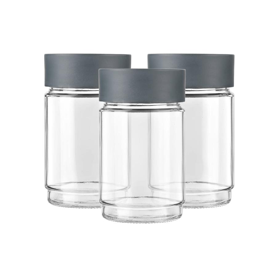 Cello Modustack Glassy Storage Jar, Set of 3 - view 2