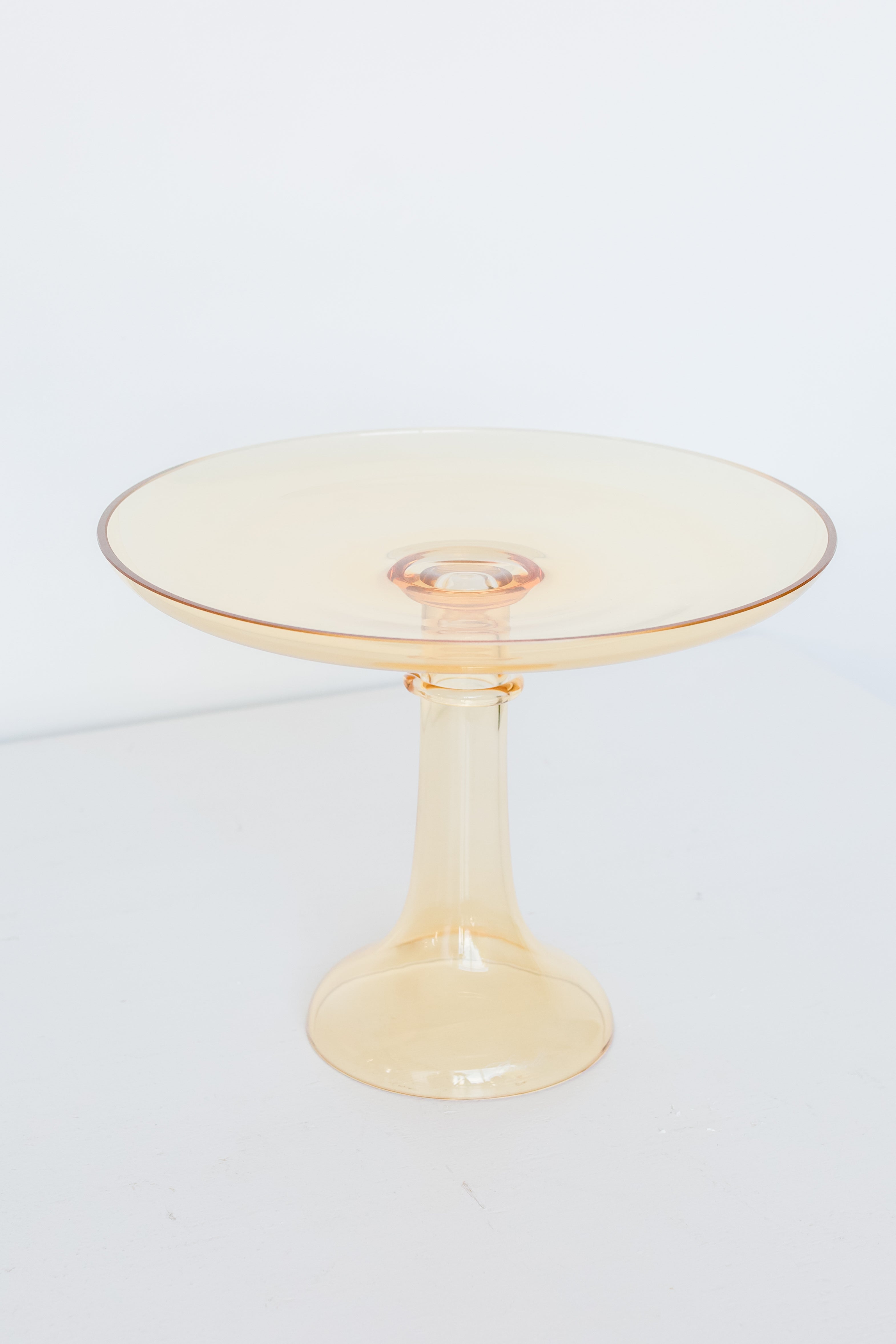 Estelle Colored Glass Estelle Cake Stand {Yellow} - view 2