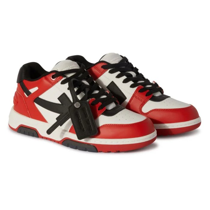HYPE ELIXIR OFF-WHITE Out Of Office Low Tops Black White Red - view 2