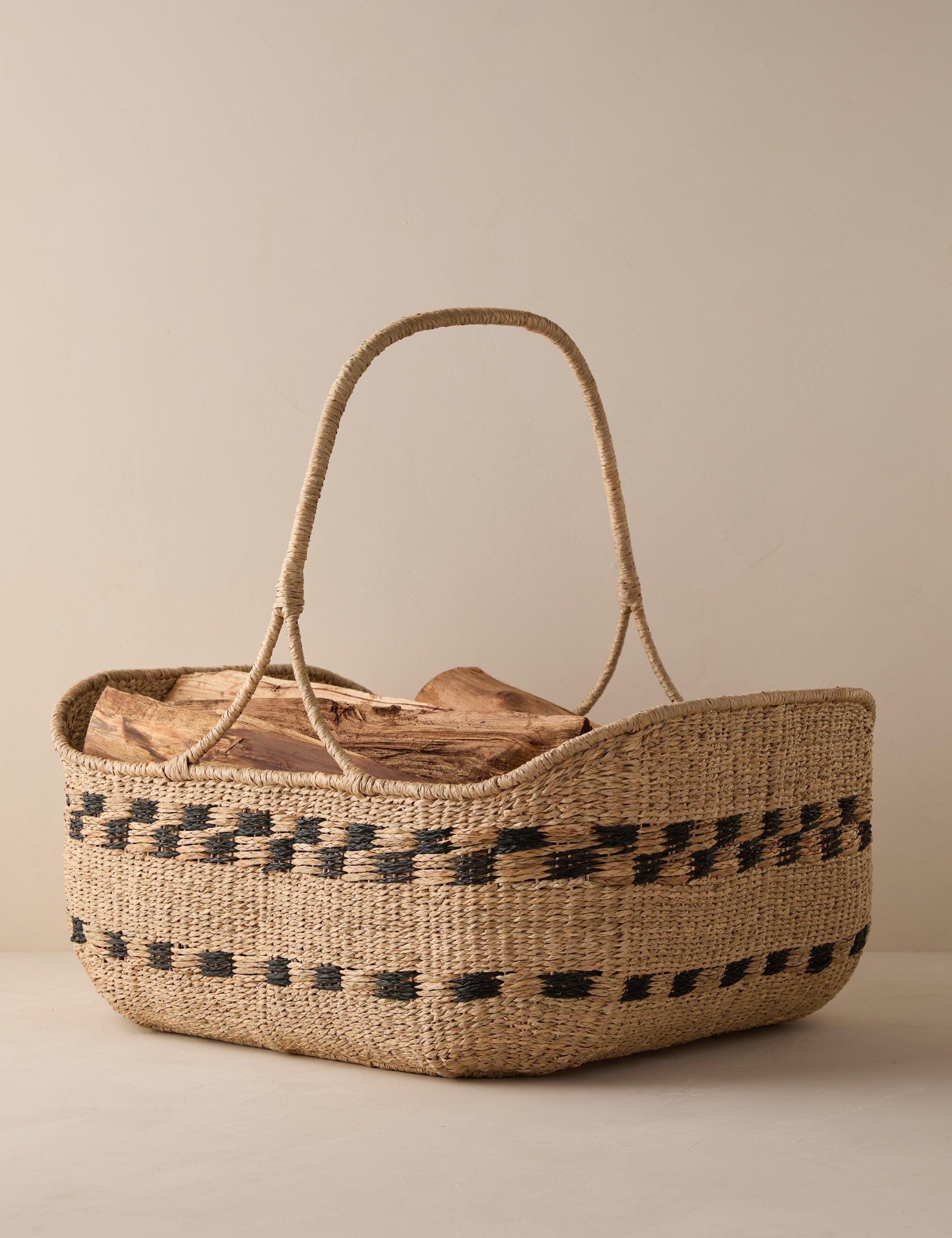 Lulu and Georgia Kemble Woven Handled Basket by Heidi Caillier - view 2