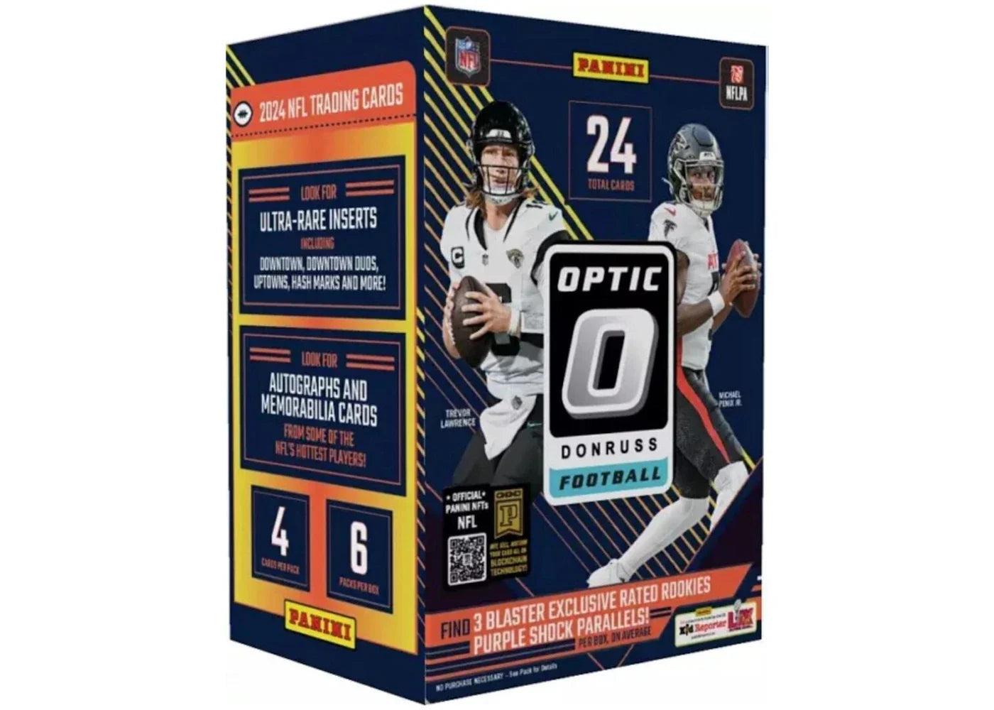 2024 Panini Donruss Optic Football Blaster Box (Purple Shock Parallels)