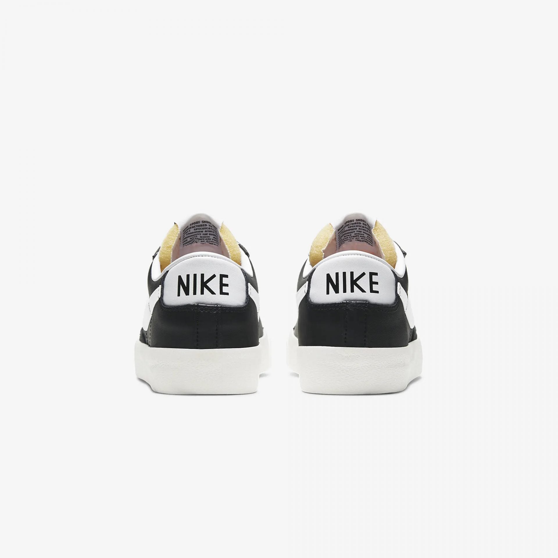 Nike | BLAZER LOW '77 VINTAGE { BLACK/WHITE - view 2
