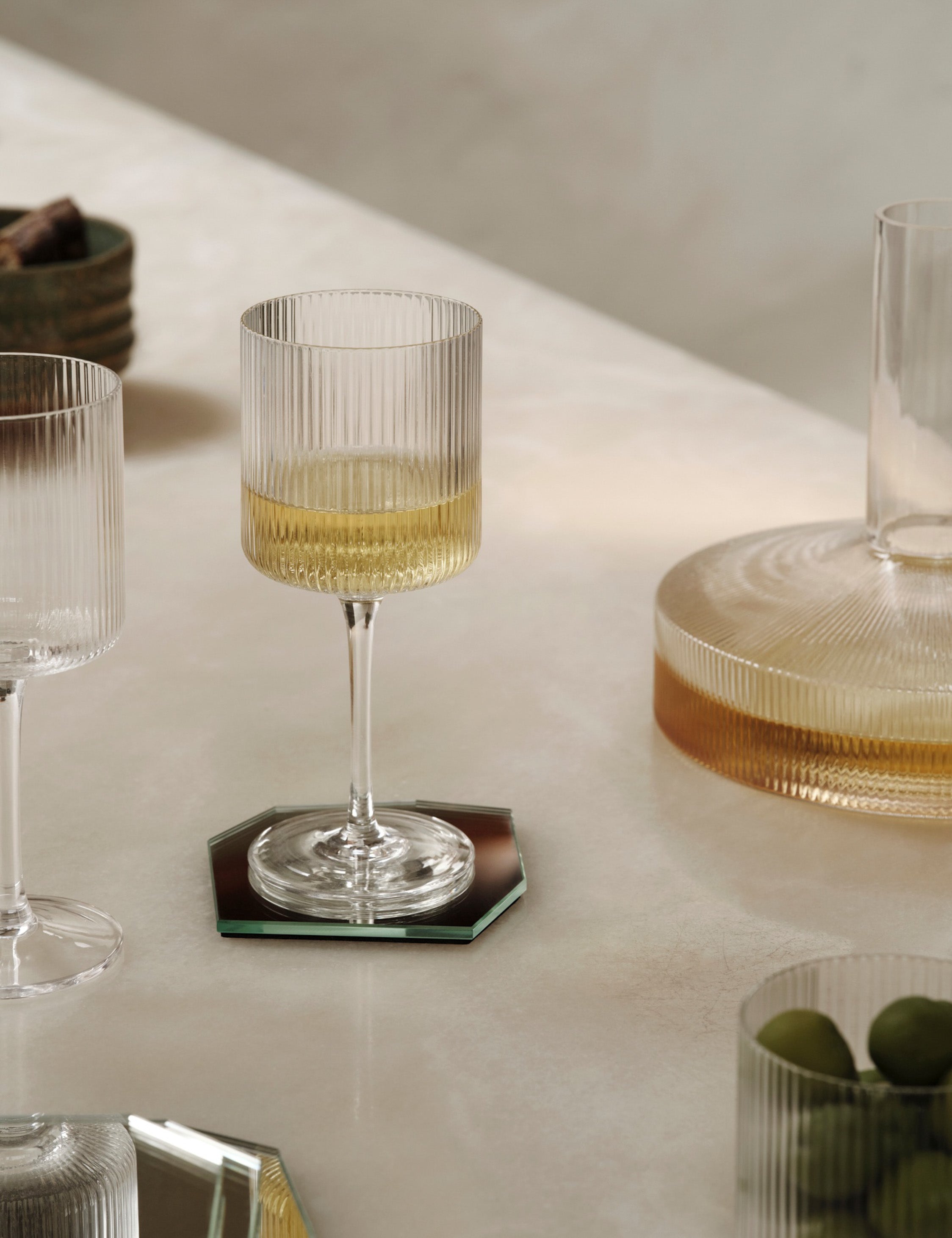Lulu and Georgia Shard Coasters (Set of 4) by Ferm Living - view 2