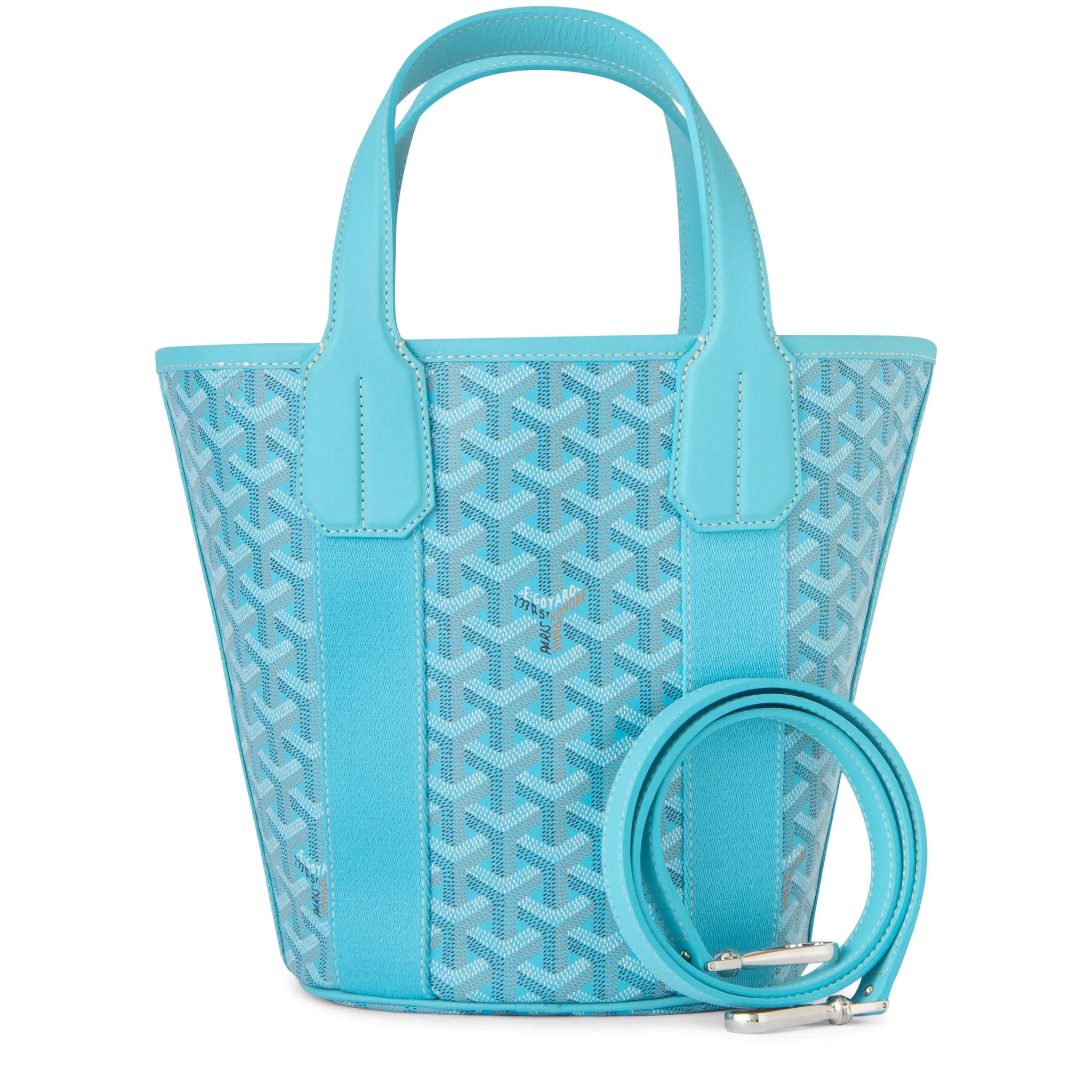 Goyard Belharra Turquoise PM Tote Bag – Blue