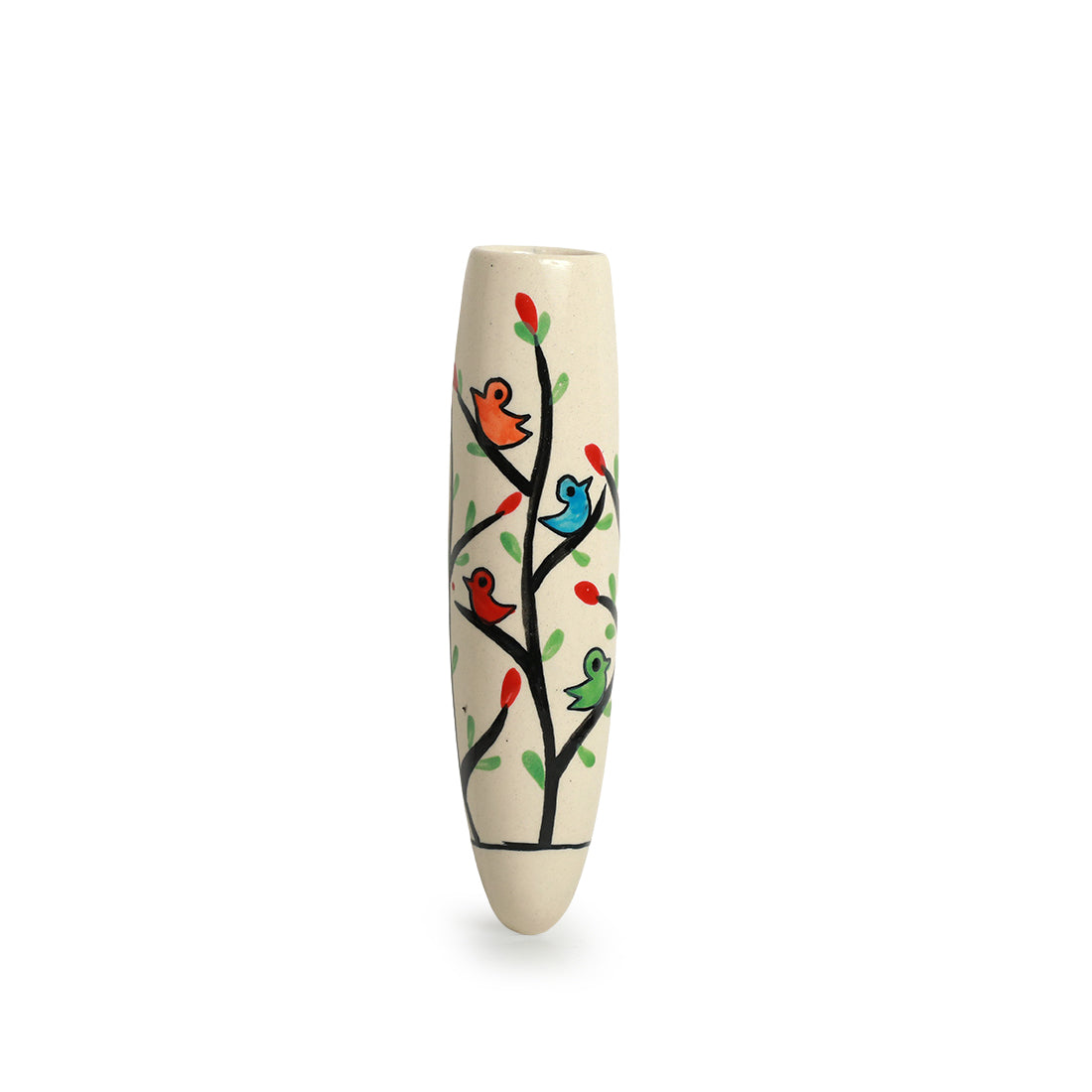 EXCLUSIVELANE 'Chirping Mockingjay' Magnetic Fridge Planter In Ceramic - view 2