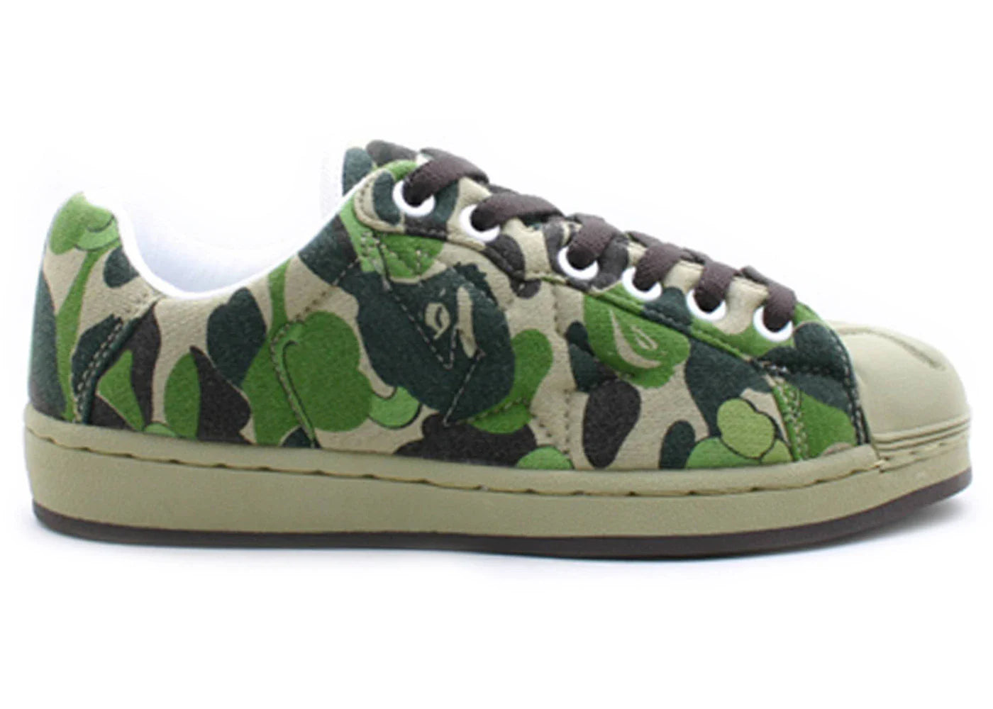 BAPE A Bathing Ape Skull Sta KAWS Green Camo