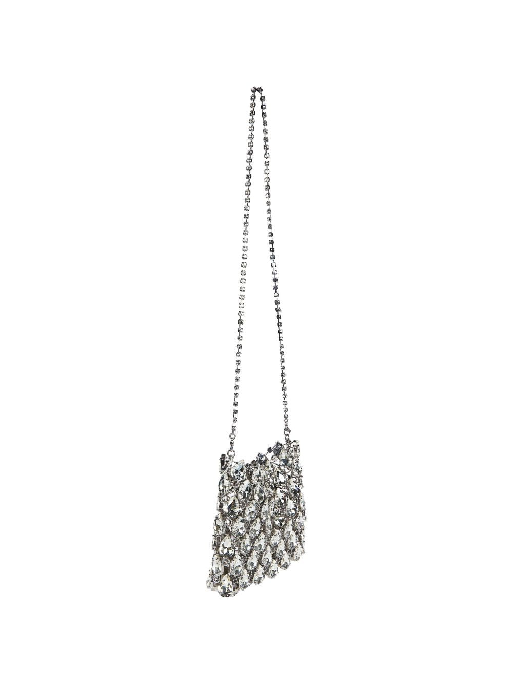 Self-portrait Crystal Chainmail Mini Bag – Metal 100%, Crystal 100% - view 2