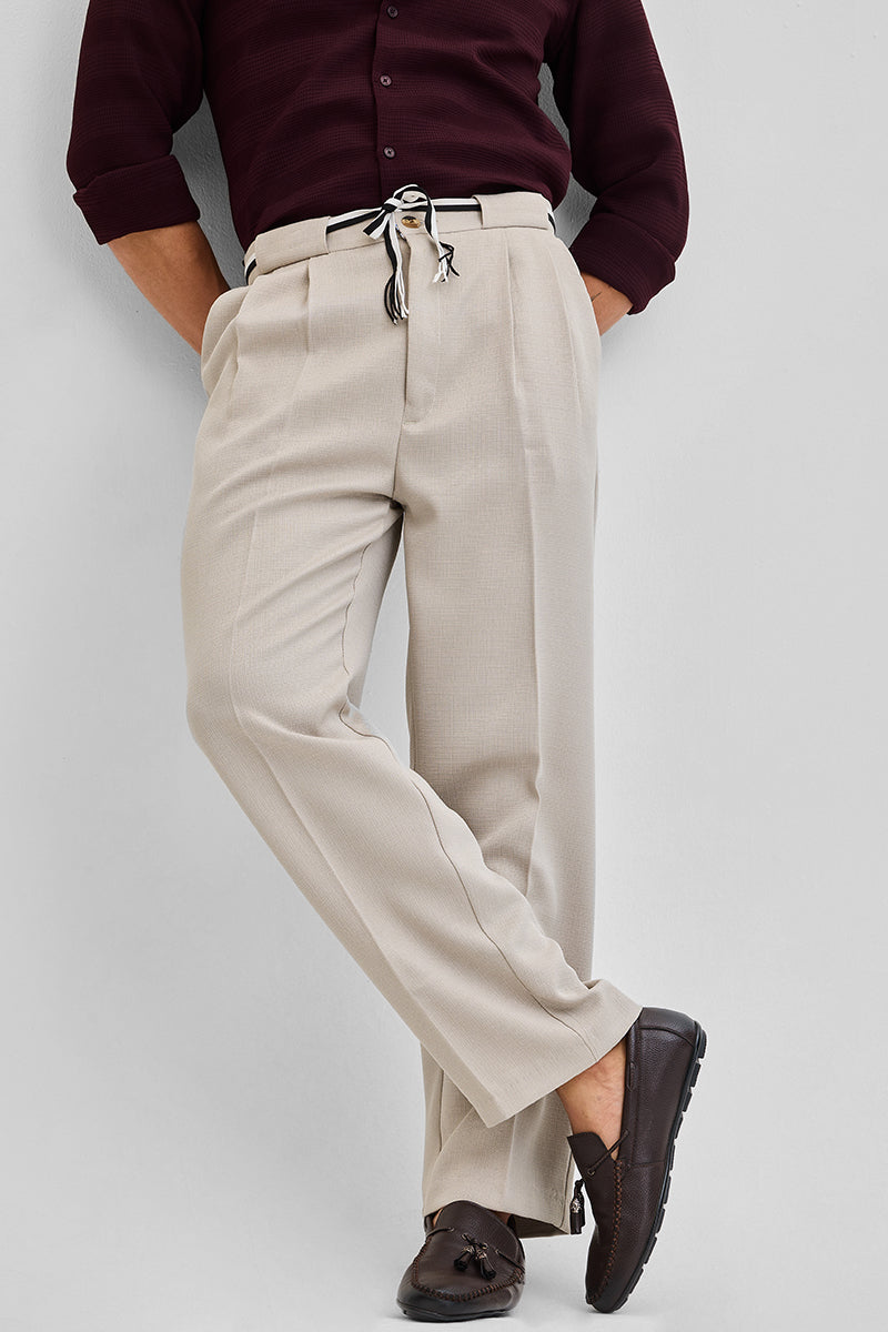 SNITCH Beige Korean Pant