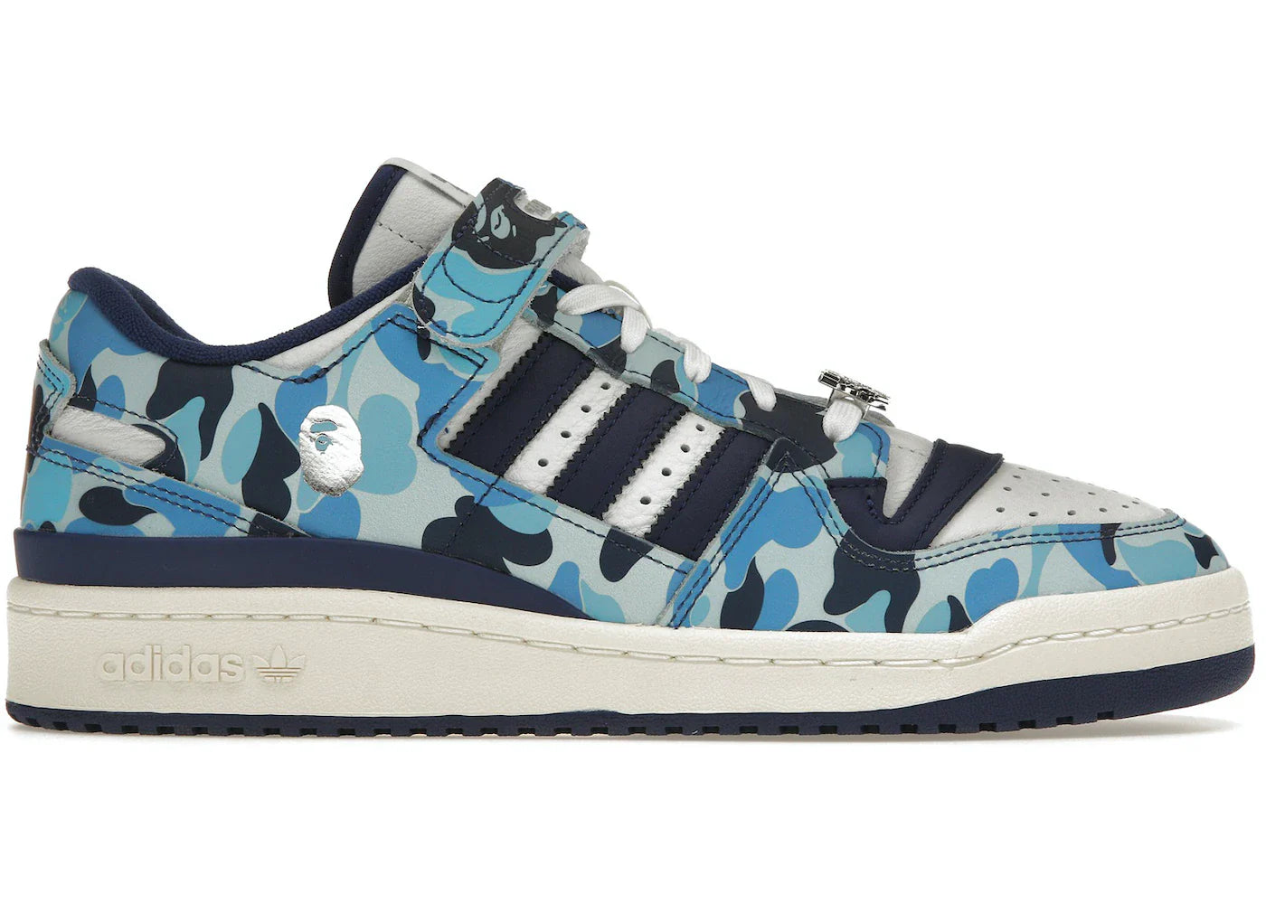 Yeezy adidas Forum 84 Low Bape 30th Anniversary Blue Camo - view 2
