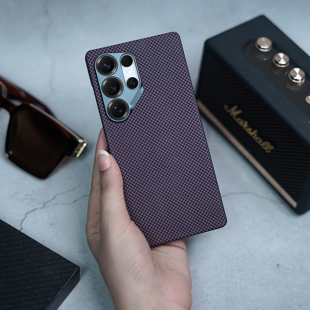 Million Cases Galaxy S25 Series Grid Lock Aramid Carbon Fiber Case - view 2