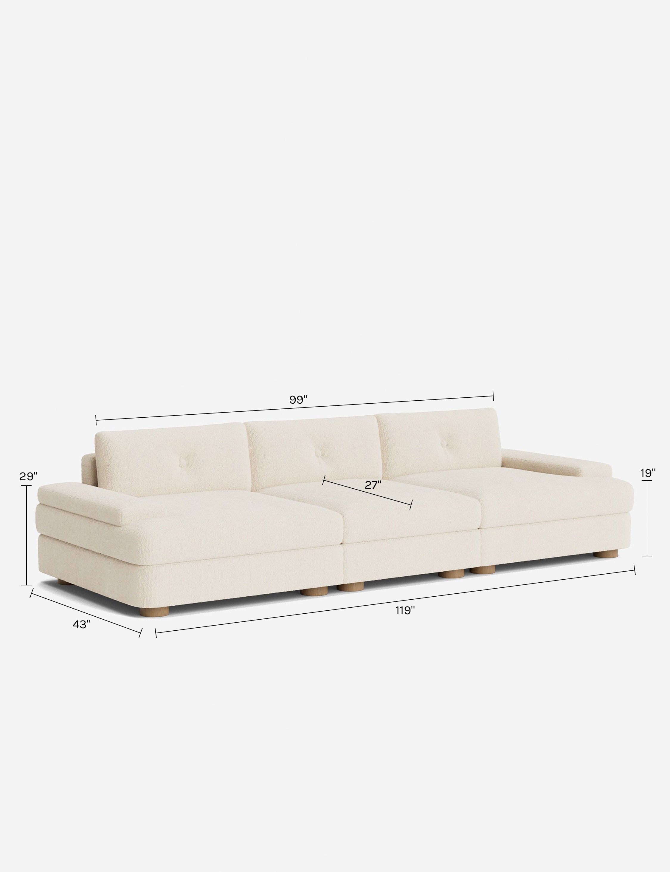 Lulu and Georgia Hill Modular Sofa - view 49