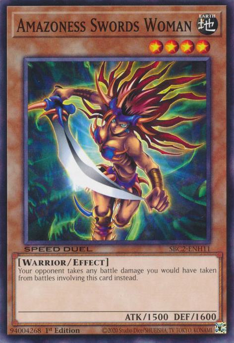 Yu-Gi-Oh! Amazoness Swords Woman - SBC2-ENH11 - Common - 1st Edition