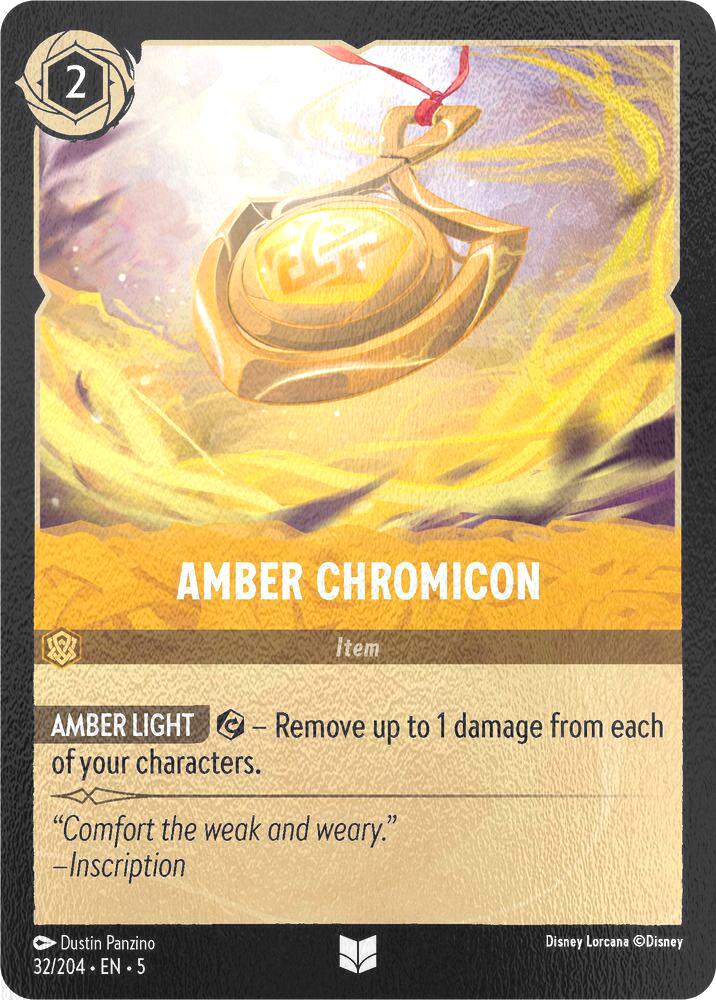 204 shimmering skies – Lorcana Amber Chromicon - 32/204 [Shimmering Skies] [Cold Foil]