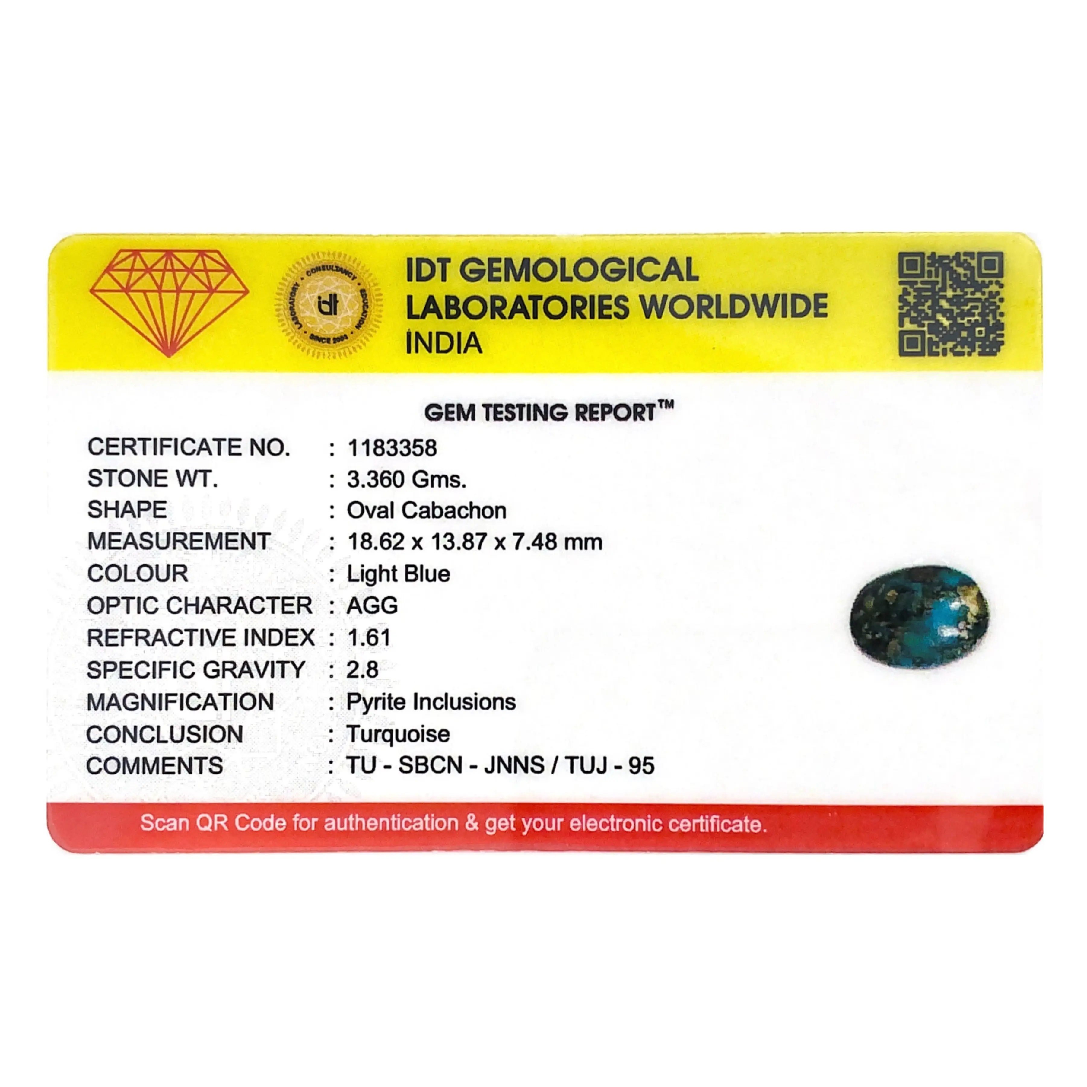 Pramogh Irani Firoza - 16.8 Carat - view 4