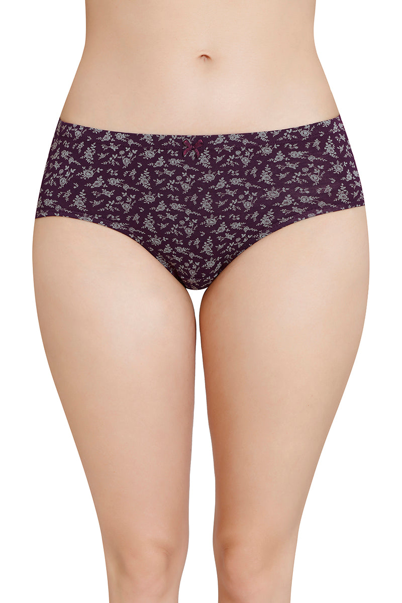 Amante Inner Elastic Printed Mid Rise Hipster Panty (Pack of 3) - view 4