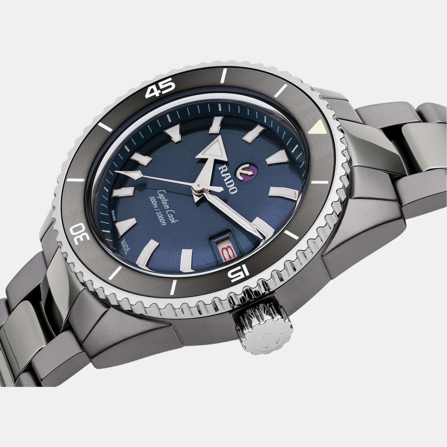 Rado Captain Cook Men Automatic Blue Dial Analog Ceramic Watch R32144202 - view 2