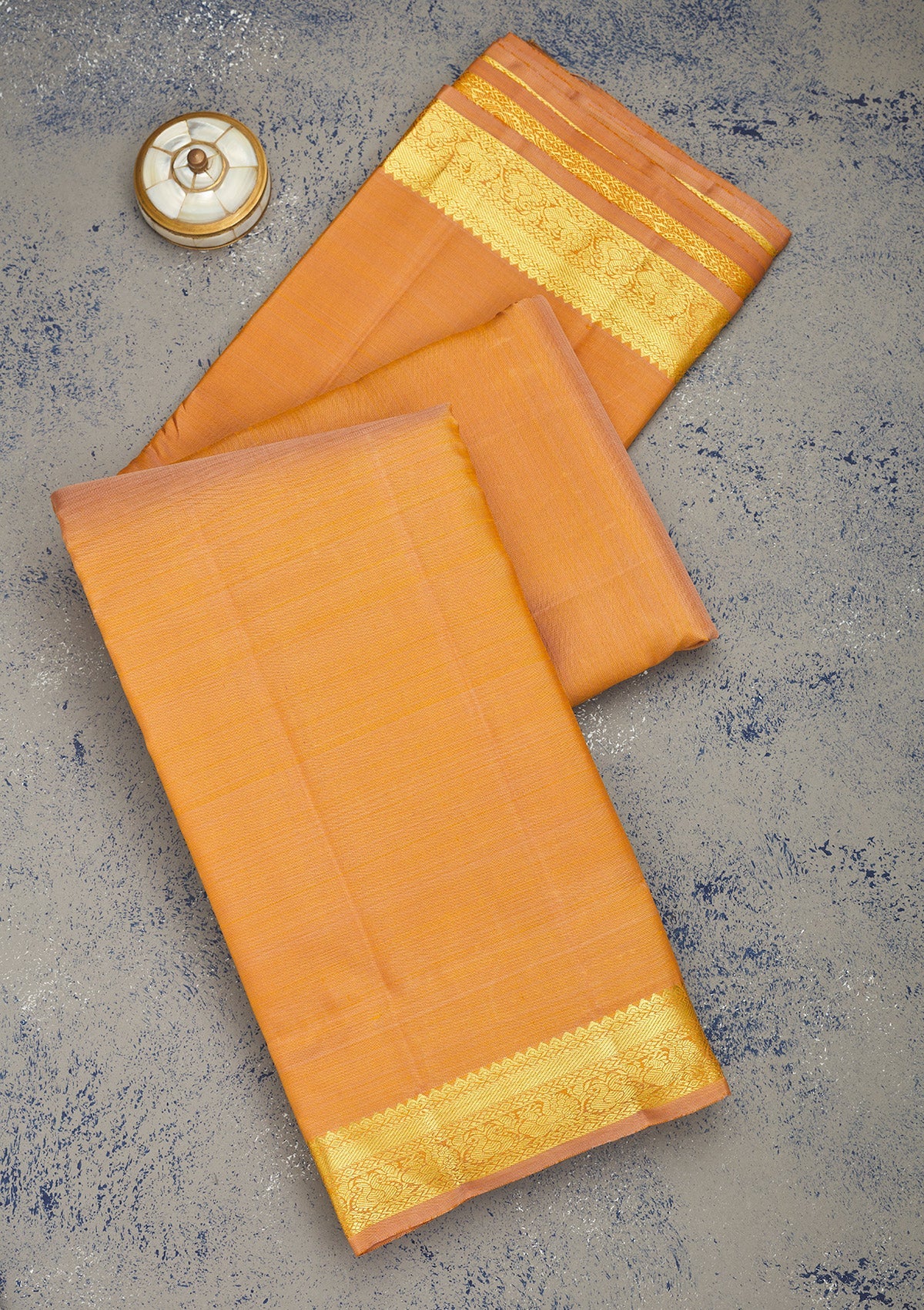 Koskii Beige Zariwork Pure Silk Saree – Women's