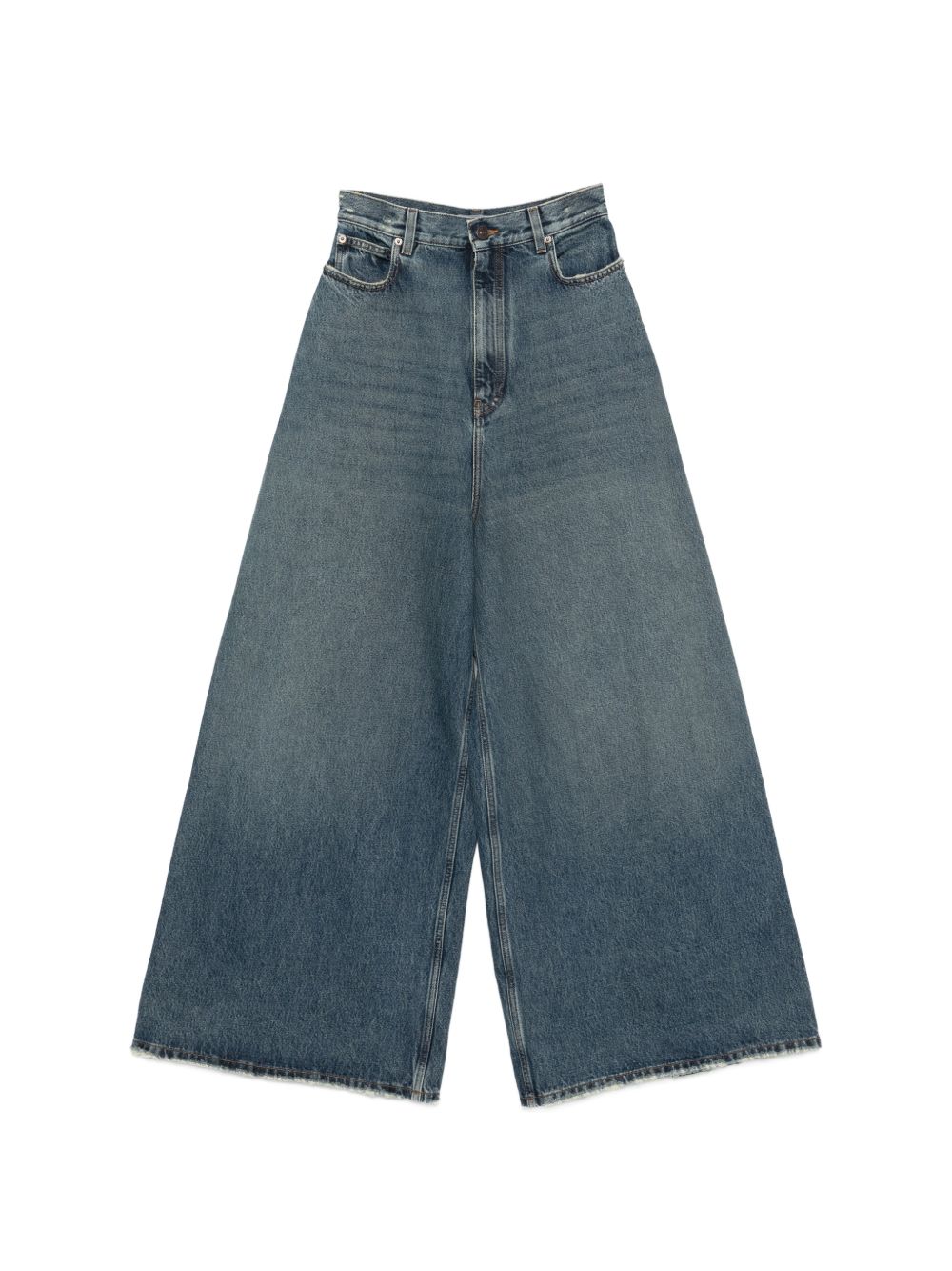 Balenciaga Flared denim jeans – Calf Leather 100%