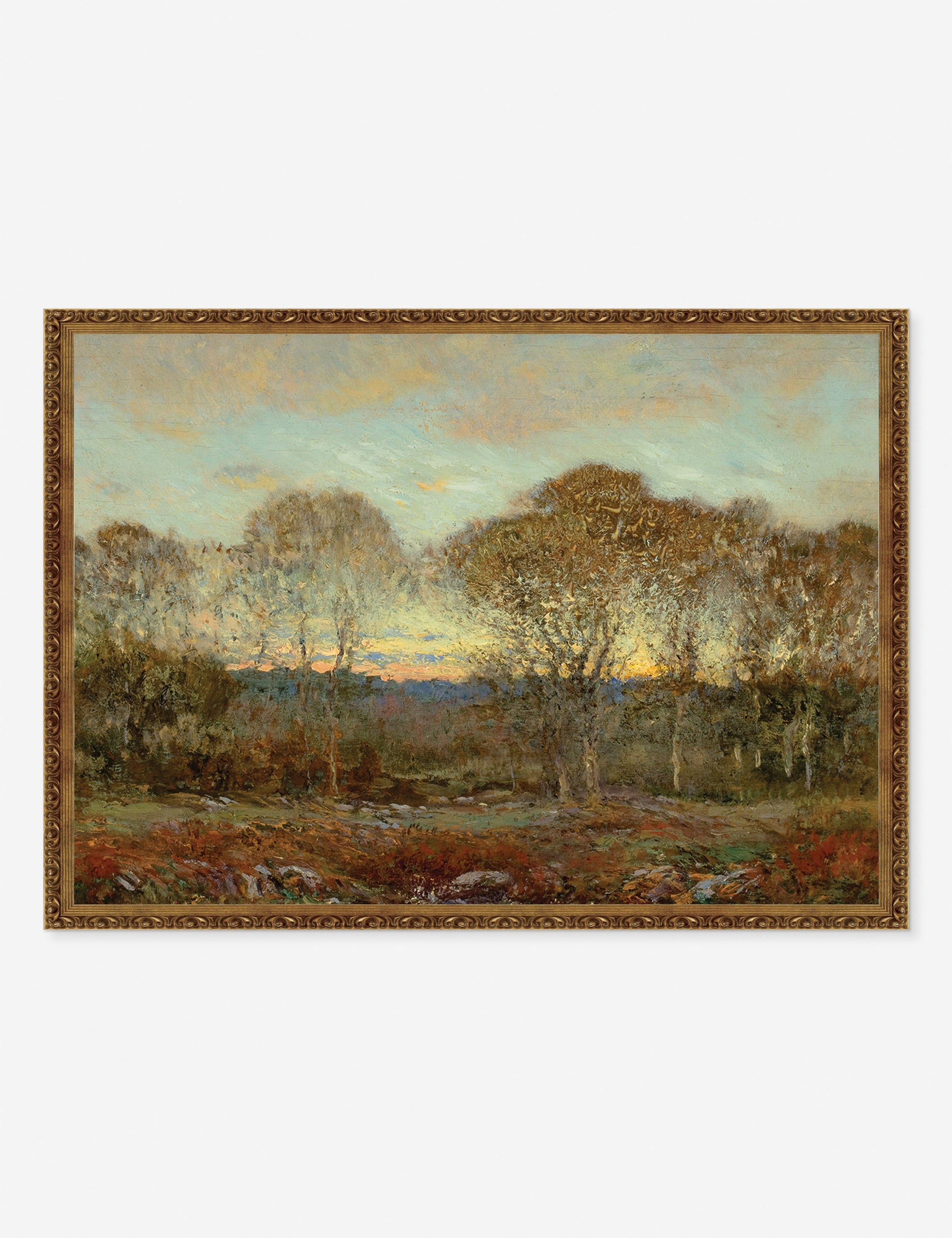 Lulu and Georgia Sunset Print by Dwight William Tryon - view 2