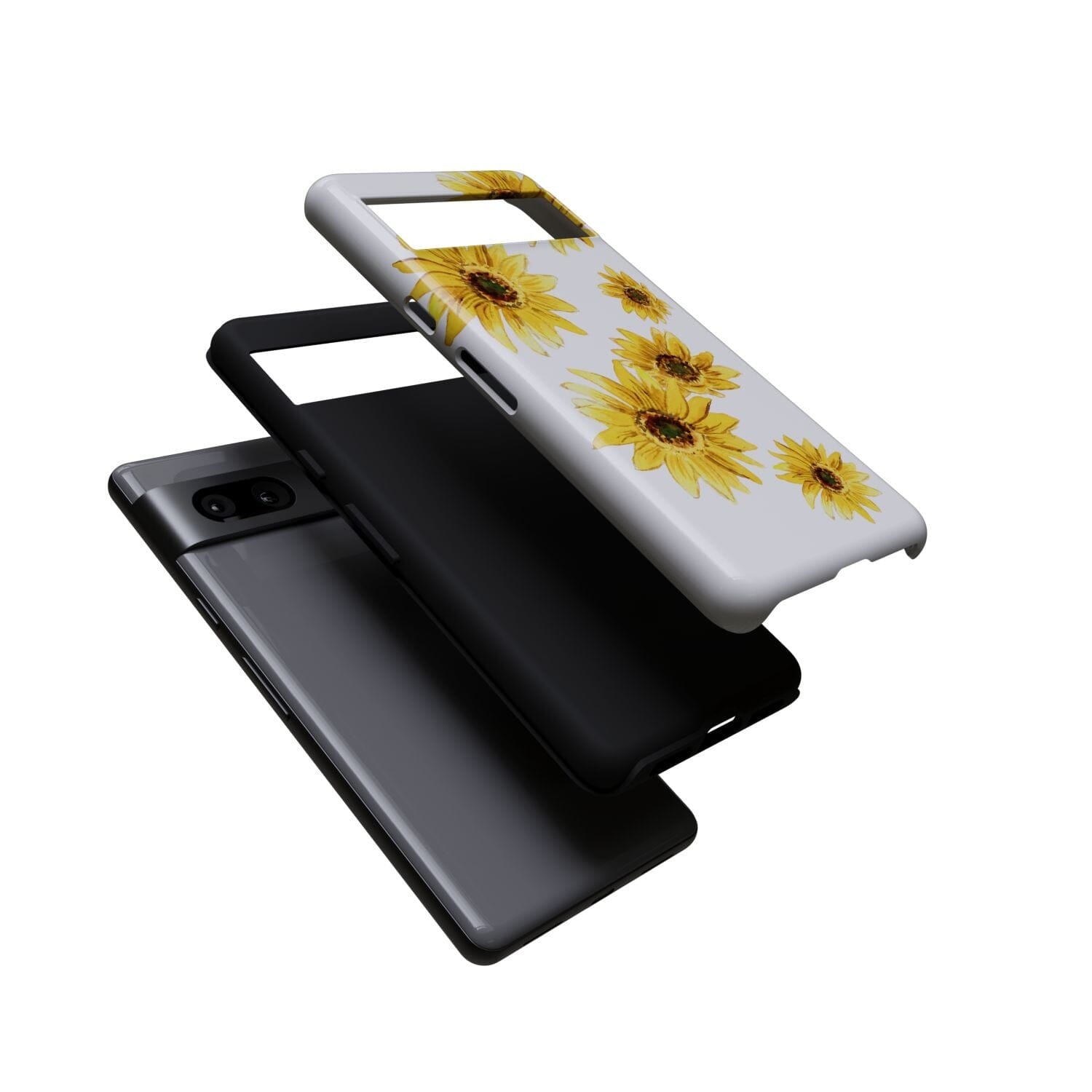 Casetry Golden Garden | Yellow Sunflower Floral Google Pixel Case - view 9