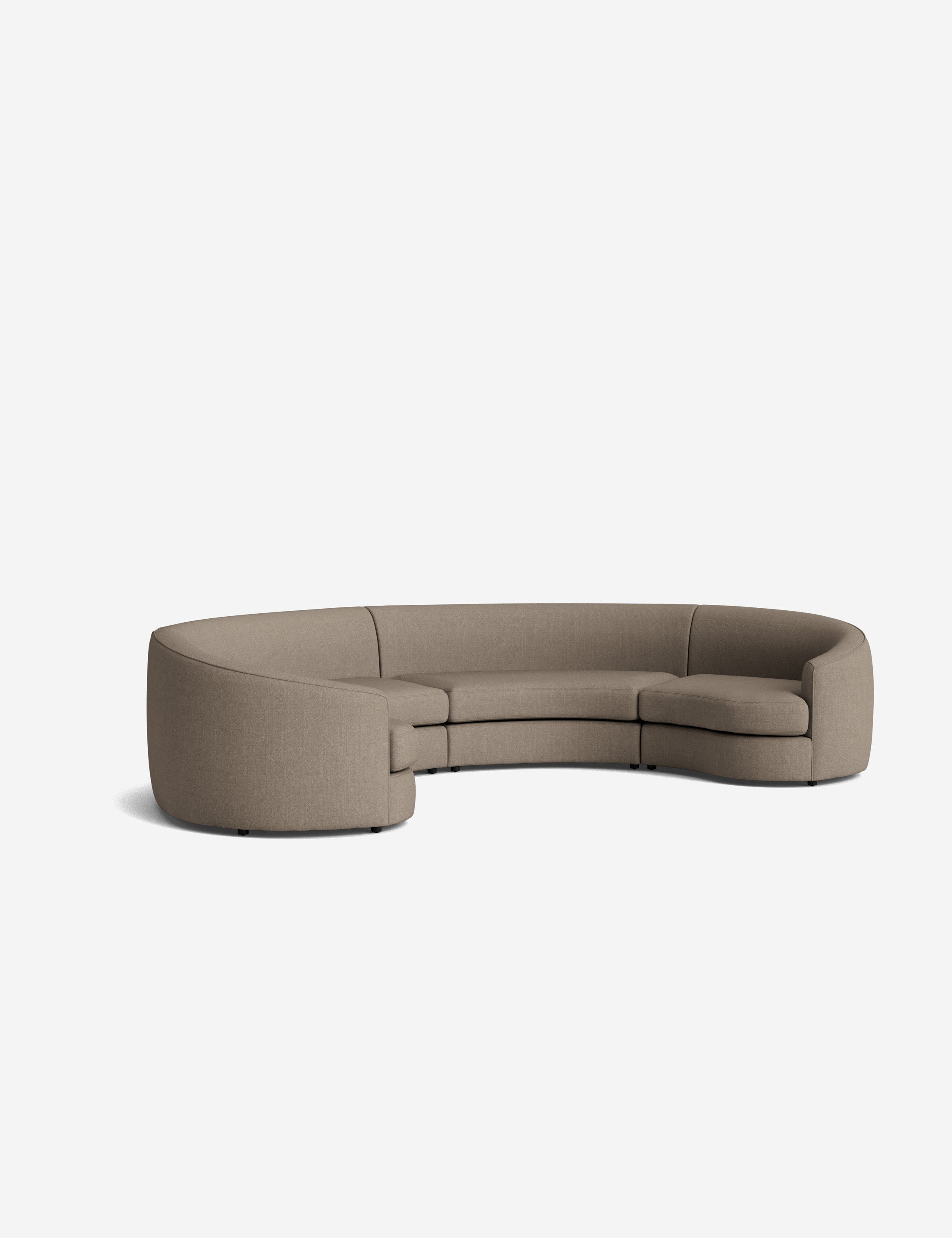 Lulu and Georgia Imada Modular Curved Sectional Sofa - view 148
