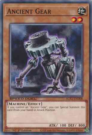 Yu-Gi-Oh! Ancient Gear - SGX1-END08 - Common - 1st Edition