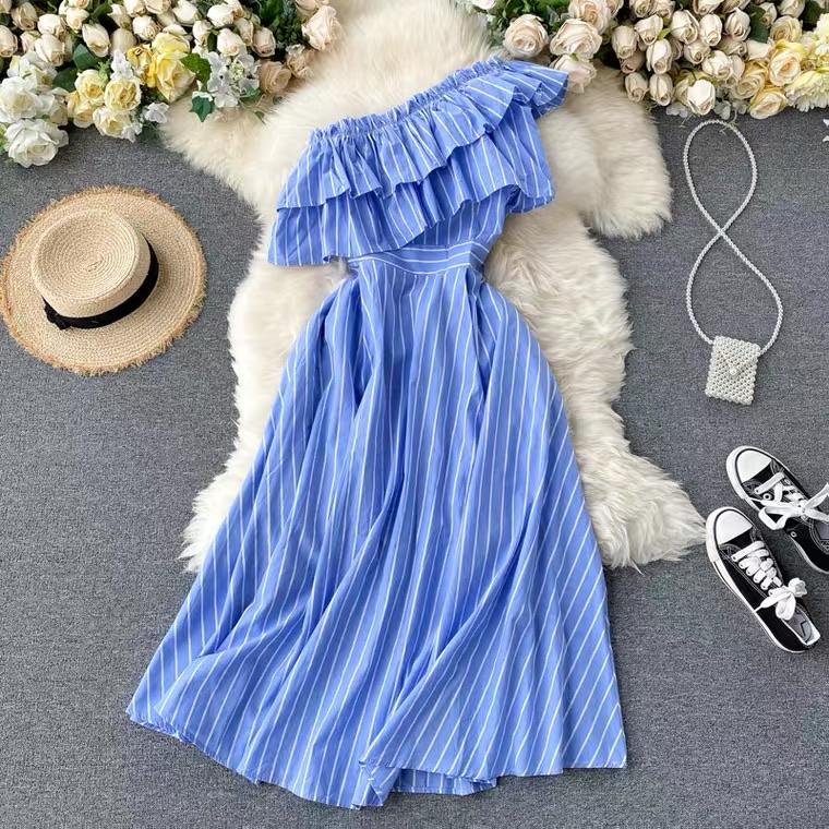 Alamode By Akanksha Ruffled One Shoulder Dress