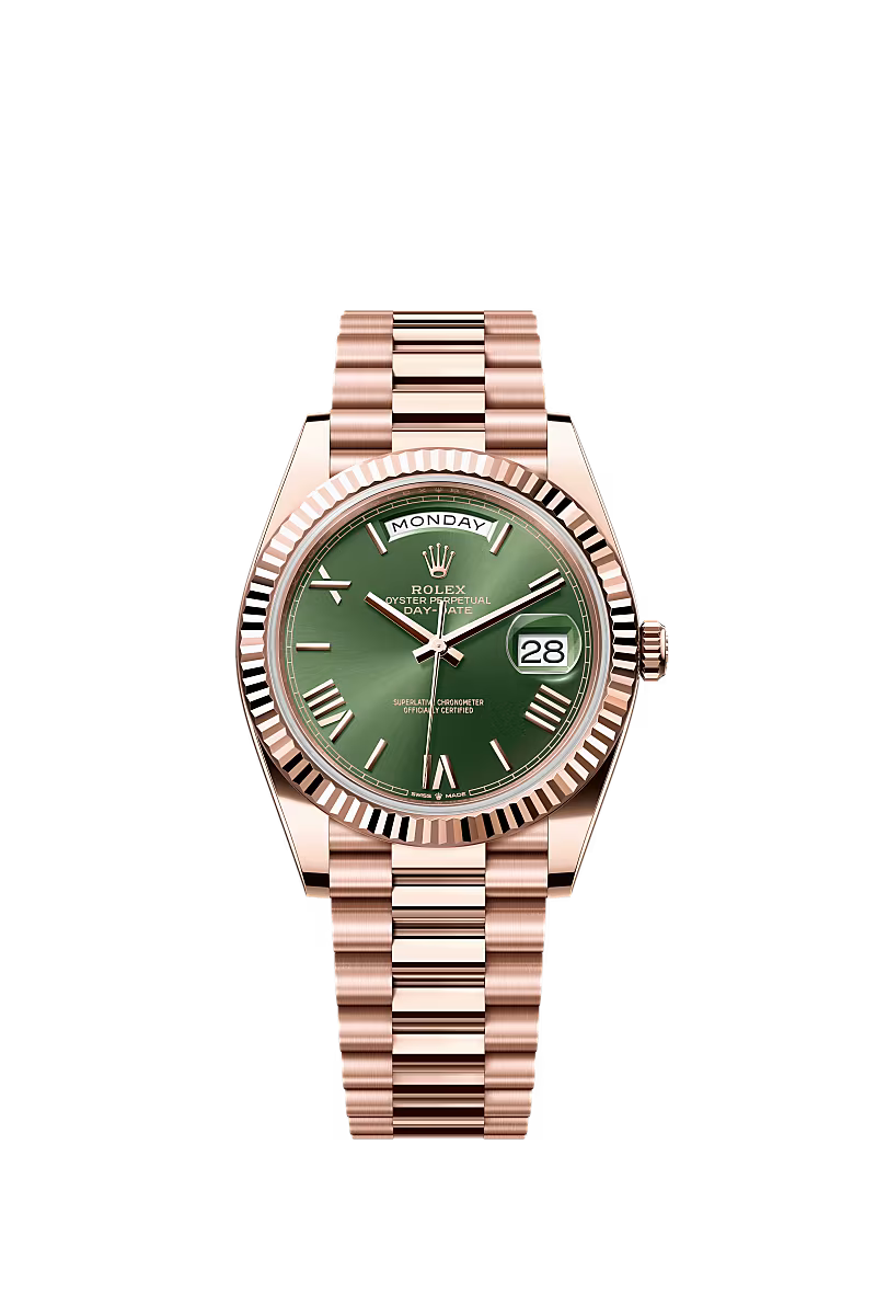 Cop Underdog ROLEX DAY-DATE 40MM 'Olive green' 228235