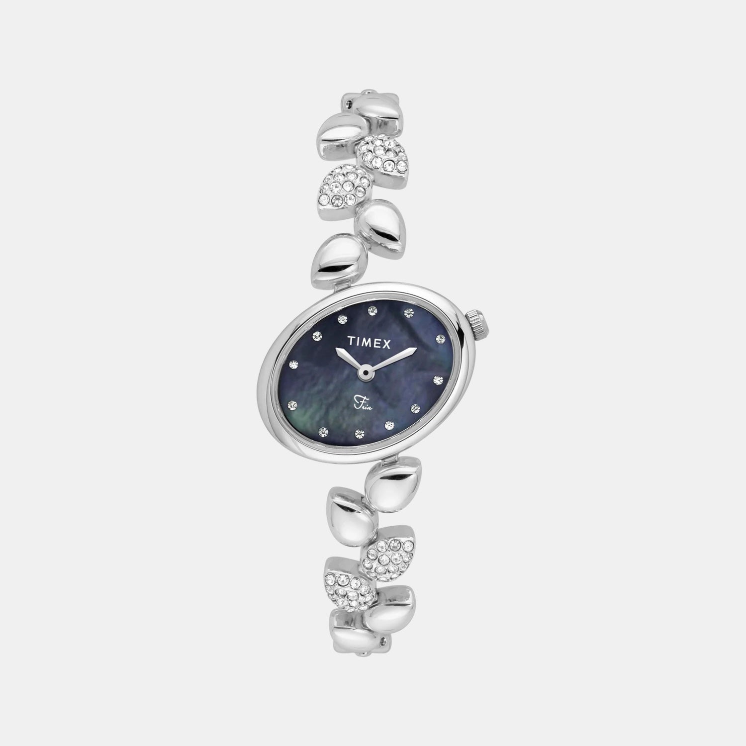 Timex Fria Women Quartz Mother Of Pearl Dial Analog Brass Watch TWEL21300