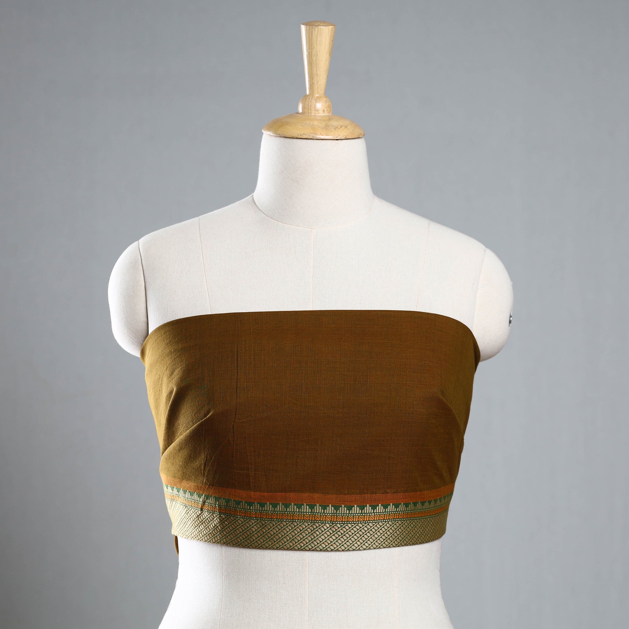 NOORI BAZAR Brown - Dharwad Cotton Blouse Piece 20