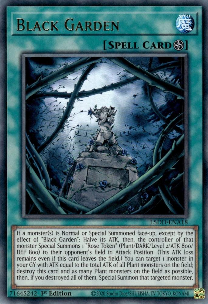 Yu-Gi-Oh! Black Garden - L5DD-ENA18 - Ultra Rare - 1st Edition