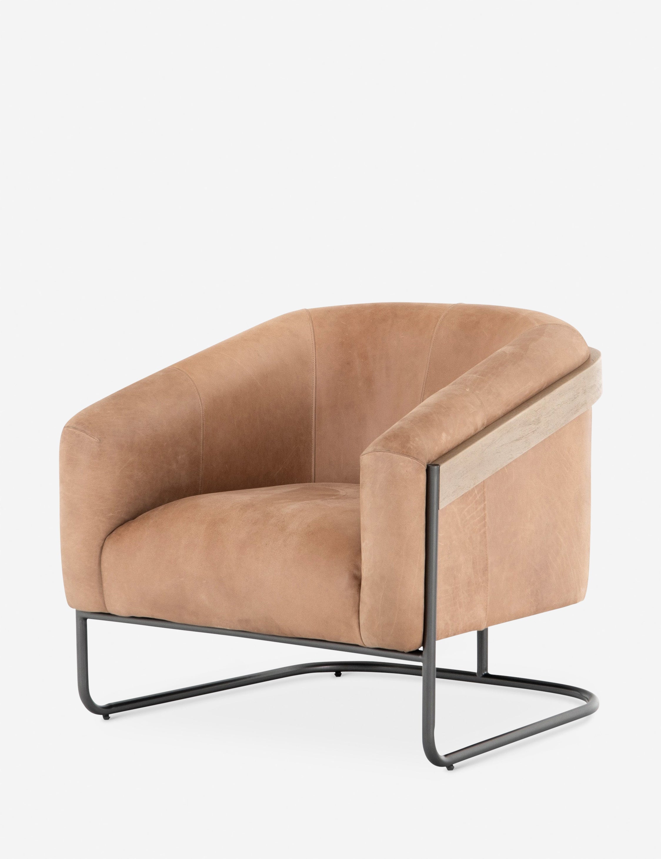 Lulu and Georgia Gianni Leather Accent Chair - view 3