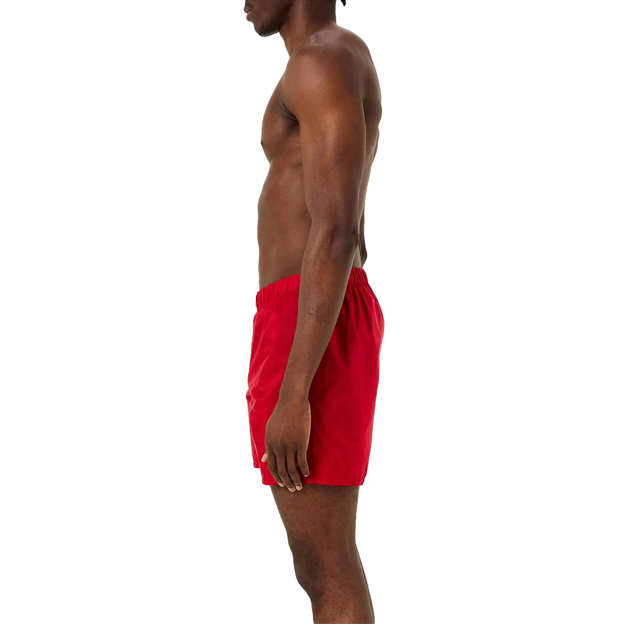 Prada Triangle Interlock Red Swim Shorts - view 4