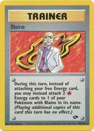 Unlimited gym2u-100 non-holo – Pokémon Blaine - 100/132 - Rare - Unlimited [gym2U-100] [Non-Holo]