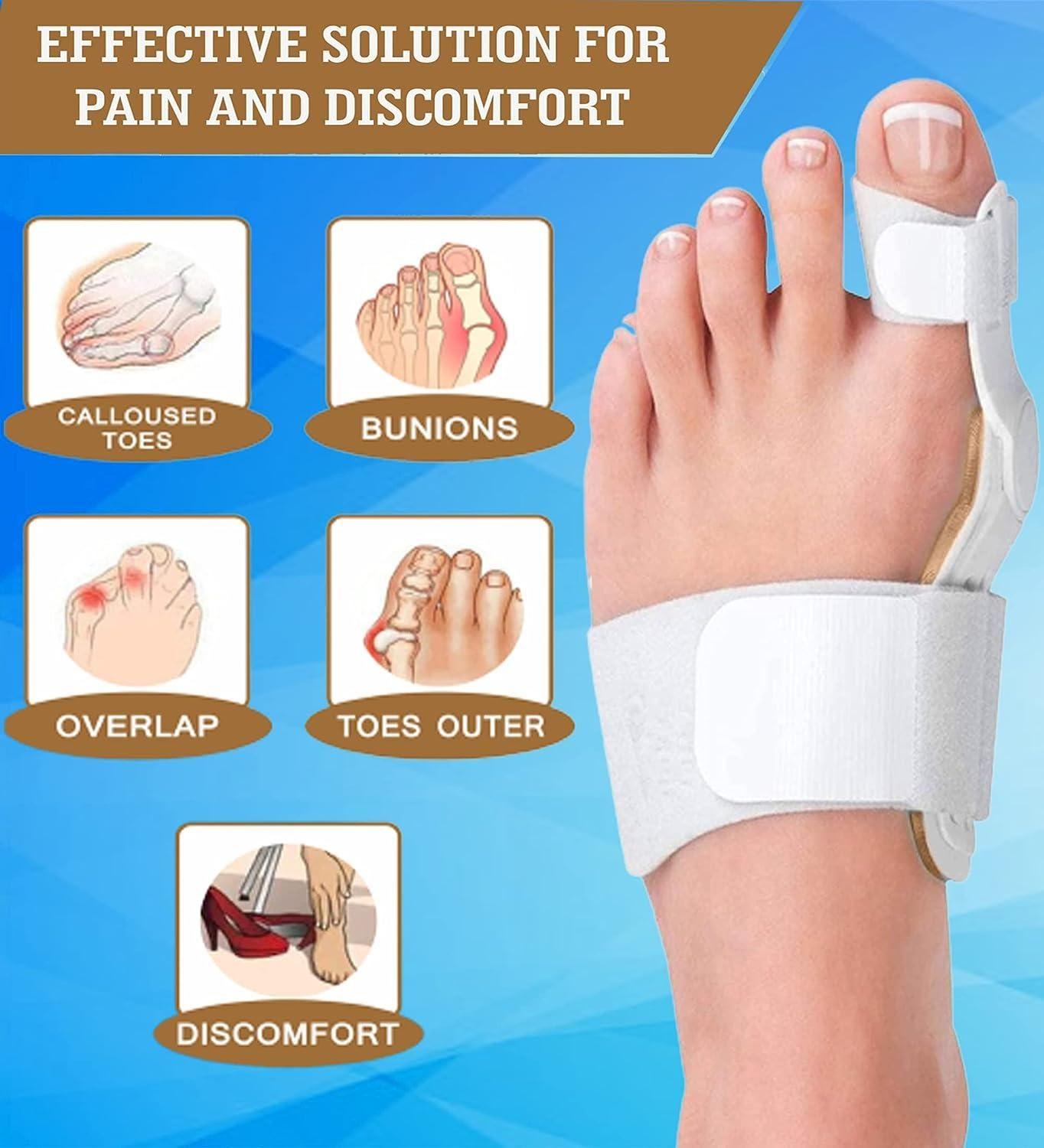 Roposo Clout Silicone Toe Separator For Adults Bunion Corrector Splint Kit For Toe - view 4