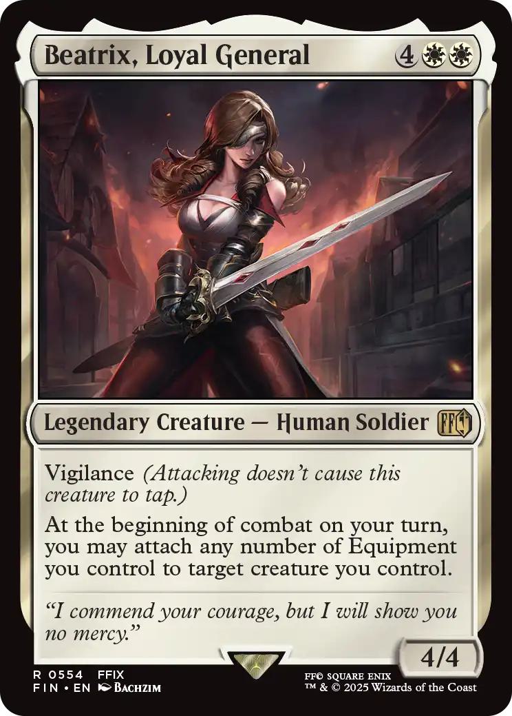 Beatrix loyal general – Magic Beatrix, Loyal General [554] [Starter Kit Exclusive] [FINAL FANTASY] [Non-Foil]