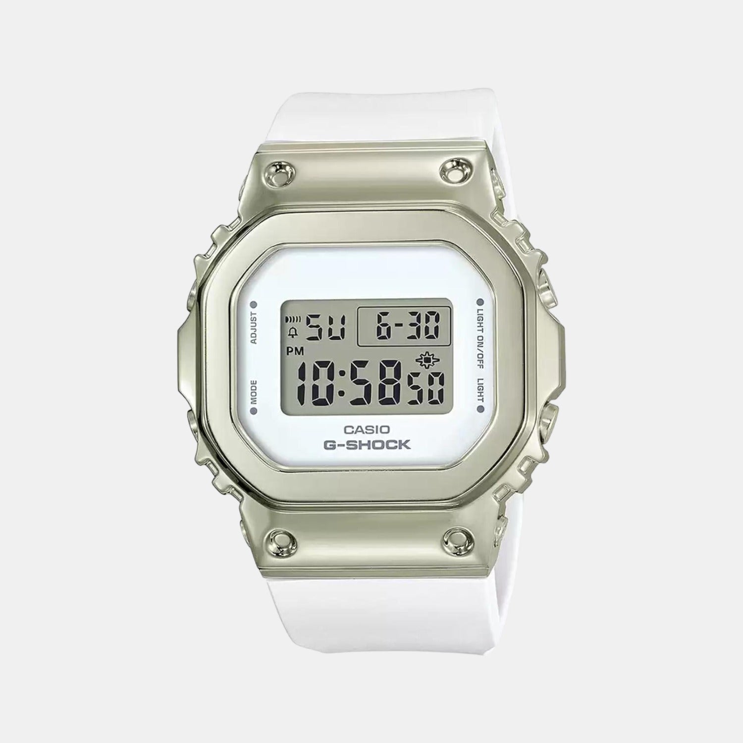 Casio G-Shock Women Quartz White Dial Digital Resin Watch G1069