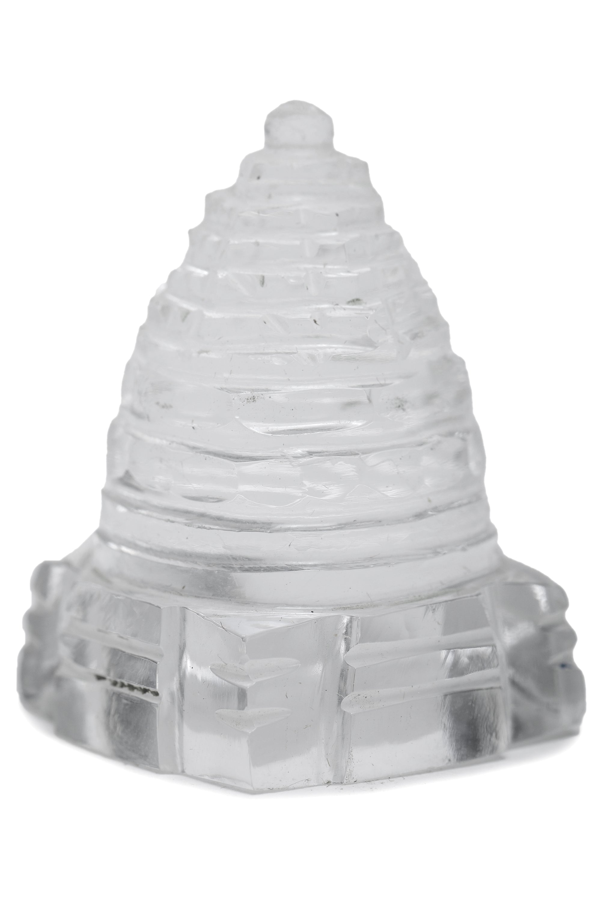 Studio Vaidik Sphatik Shree Yantra made By Real Crystal - view 2