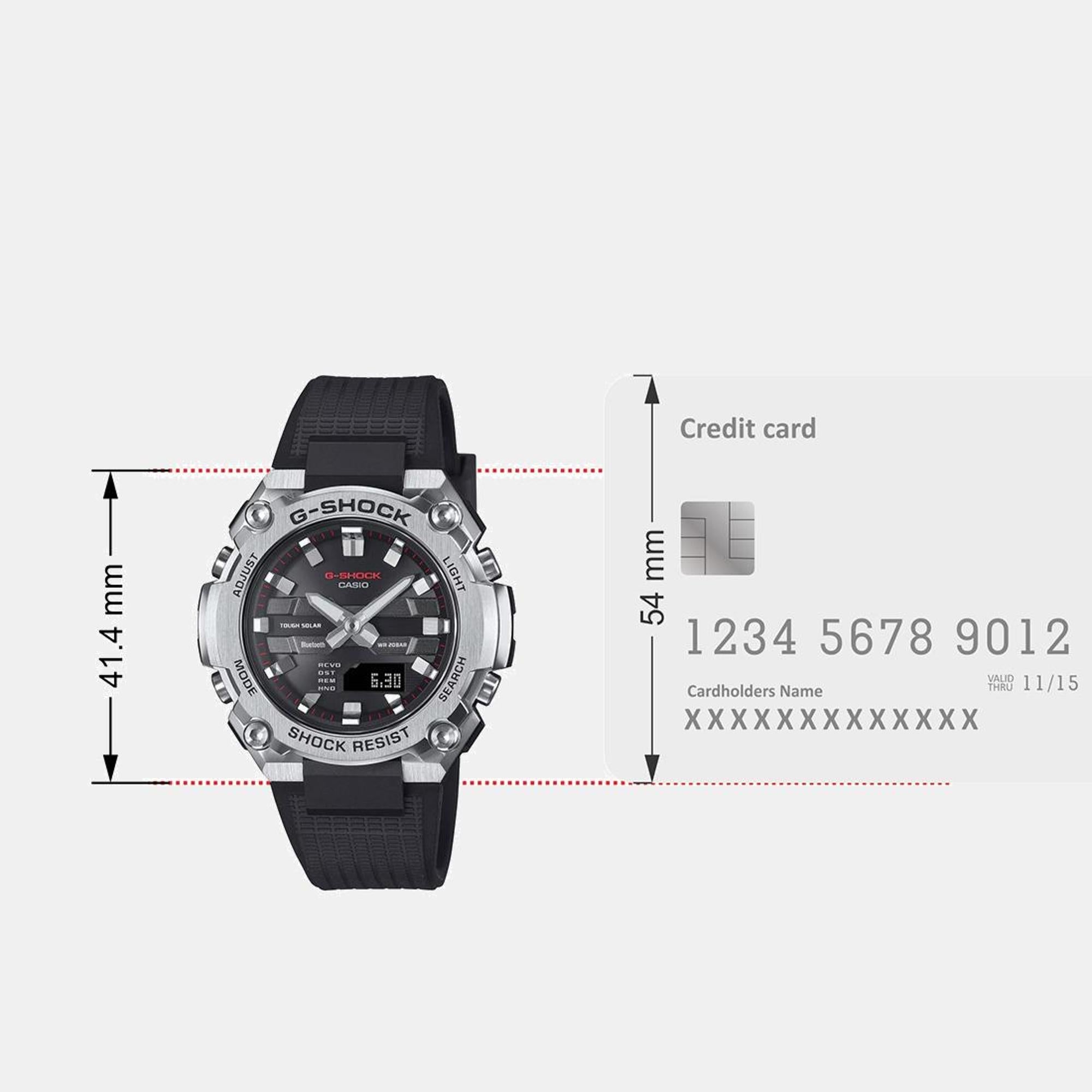 Casio G-Shock Men Quartz Black Dial Analog-Digital Resin Watch G1541 - view 9