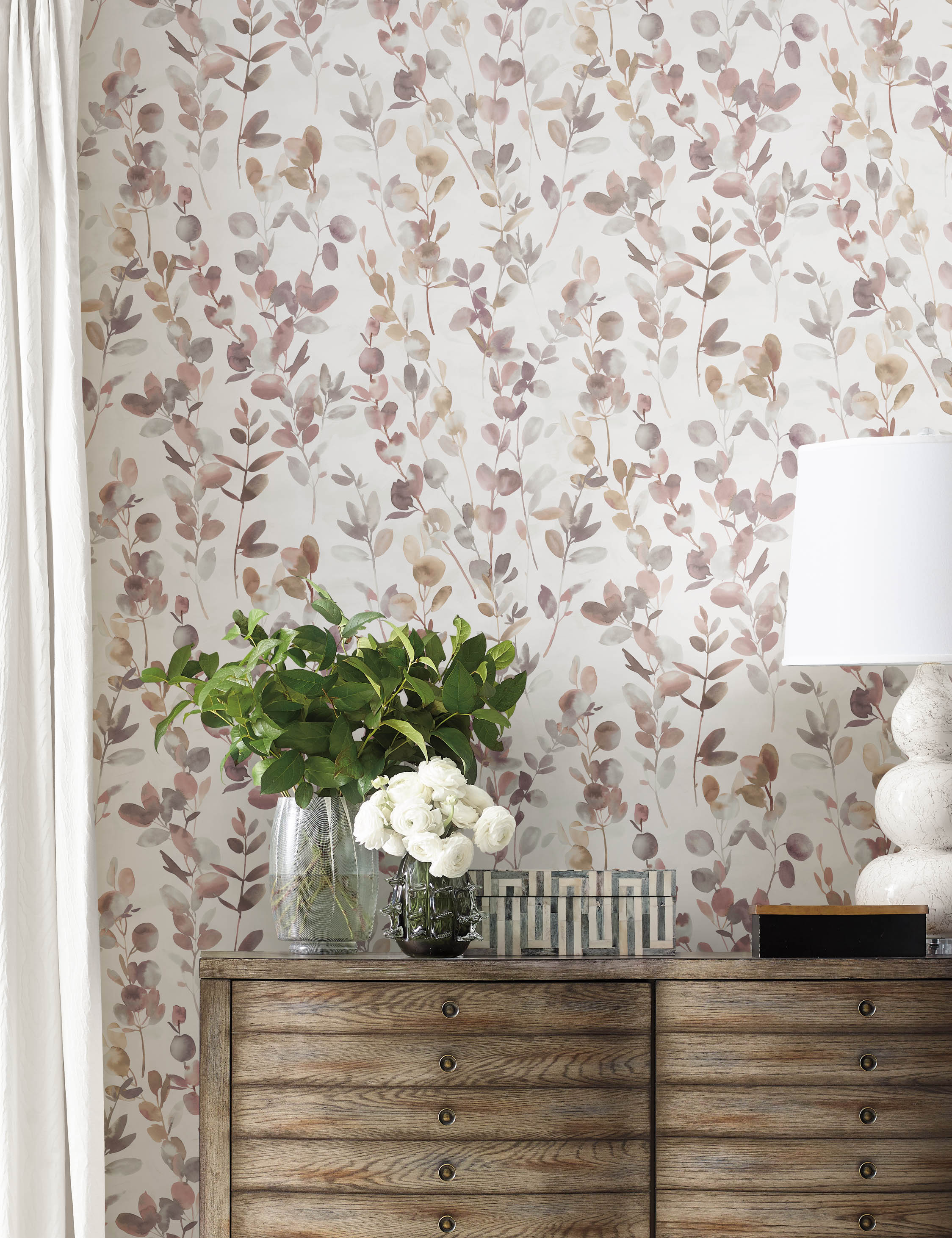 Lulu and Georgia Joyful Eucalyptus Wallpaper by Candice Olson - view 7
