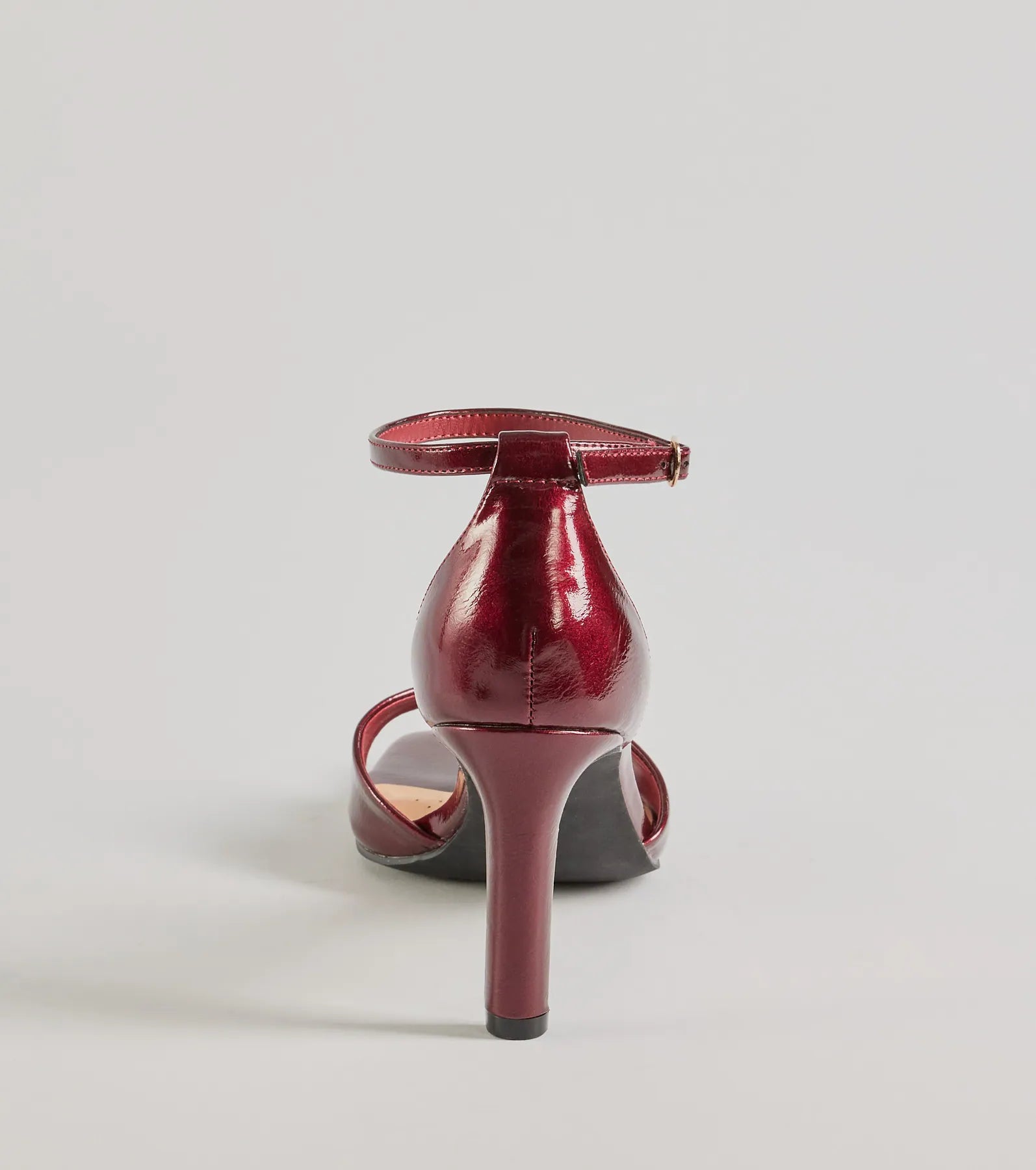 Windsor Sleek And Fab Strut Stiletto Heels – WINE - view 4