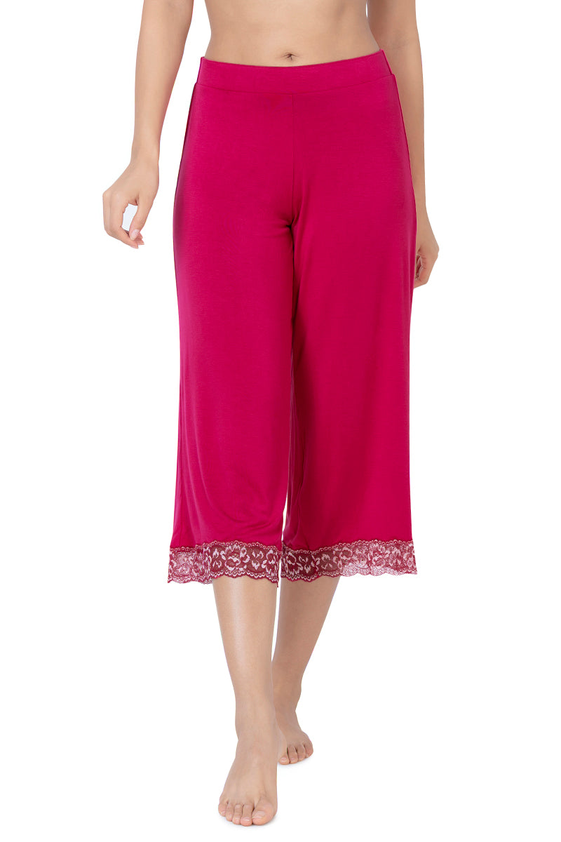 Amante Lace Touch Pyjama Bottom - Granita