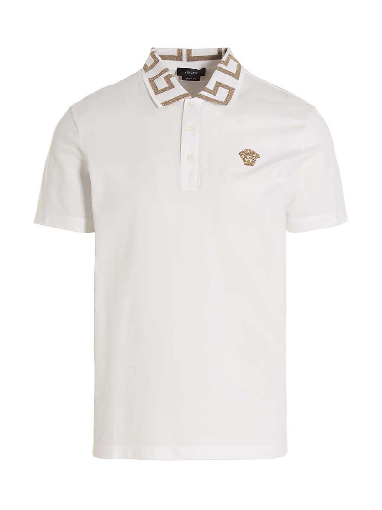 Versace Greca Polo Shirt – 100% cotton